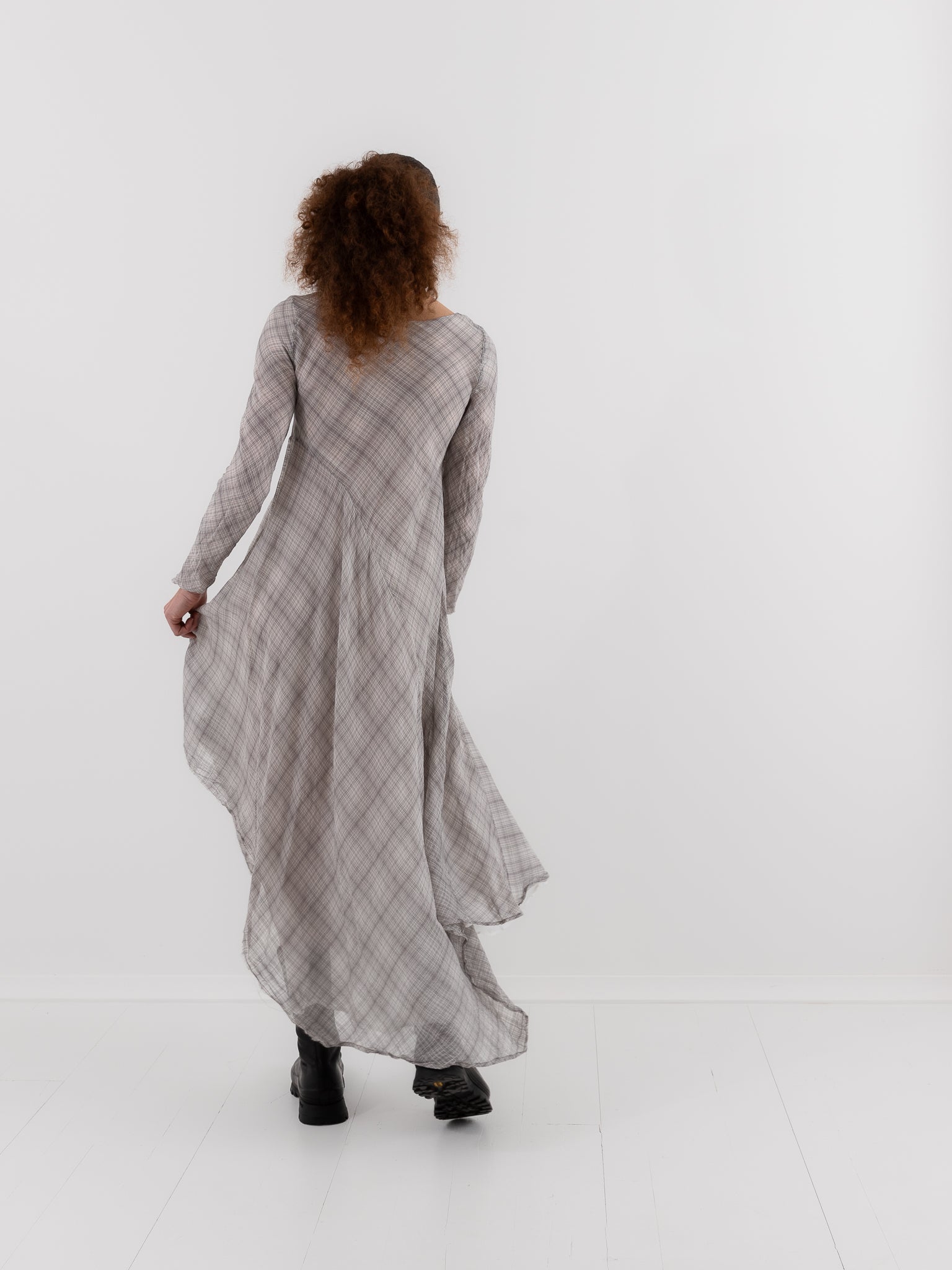 Marc LeBihan Dress 2111 in Grey - MARC LE BIHAN at Worthwhile - shop DRESS