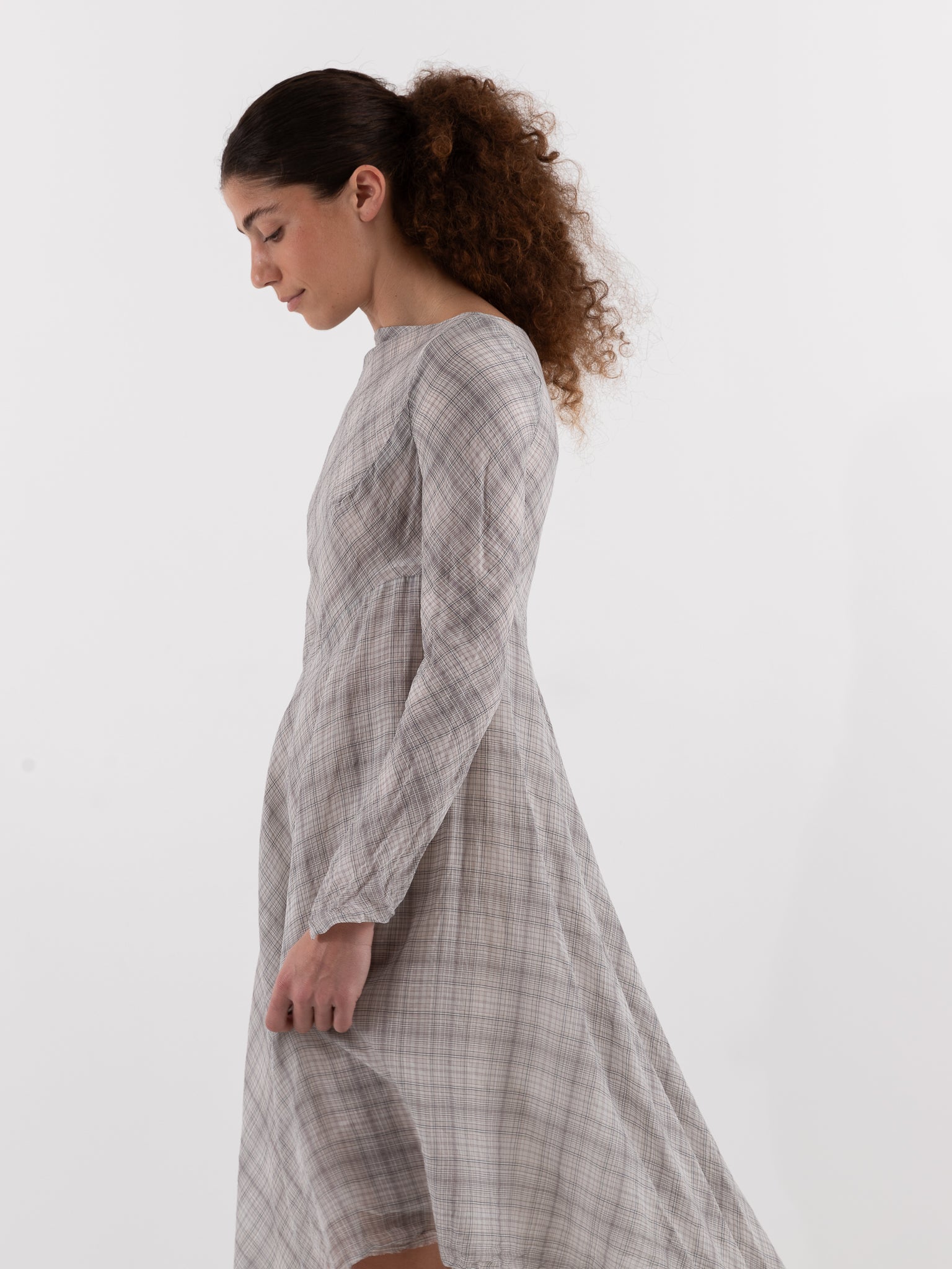 Marc LeBihan Dress 2111 in Grey - MARC LE BIHAN at Worthwhile - shop DRESS