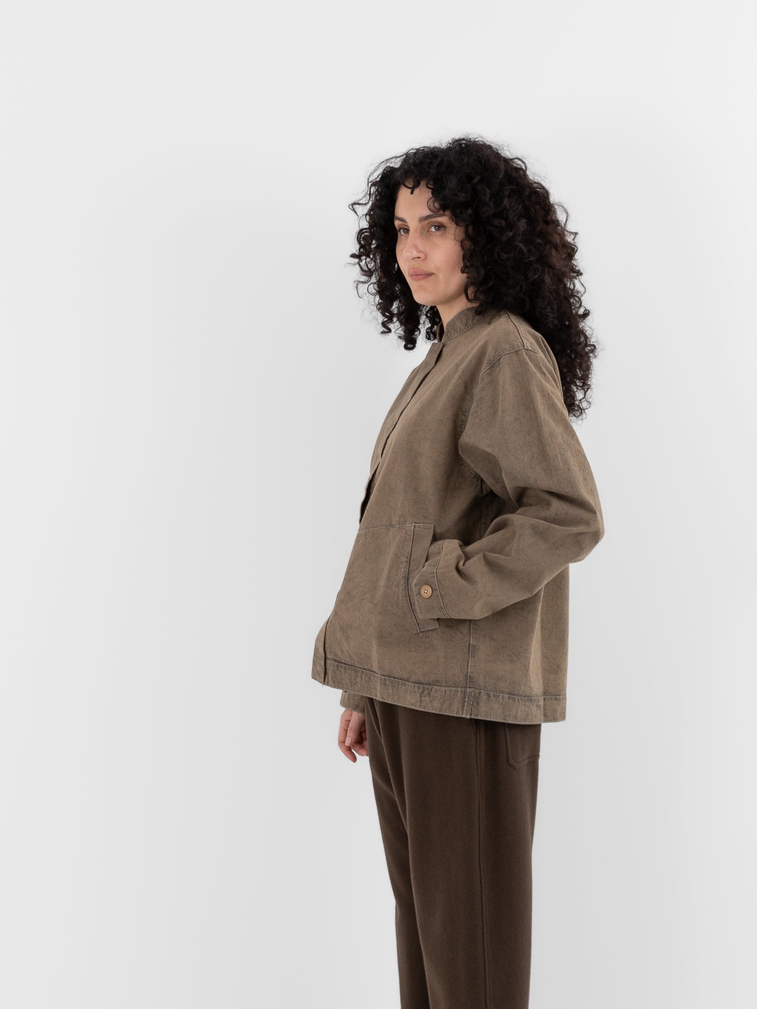 MITTAN Jacket 97 in Light Charcoal - MITTAN at Worthwhile - shop JACKET