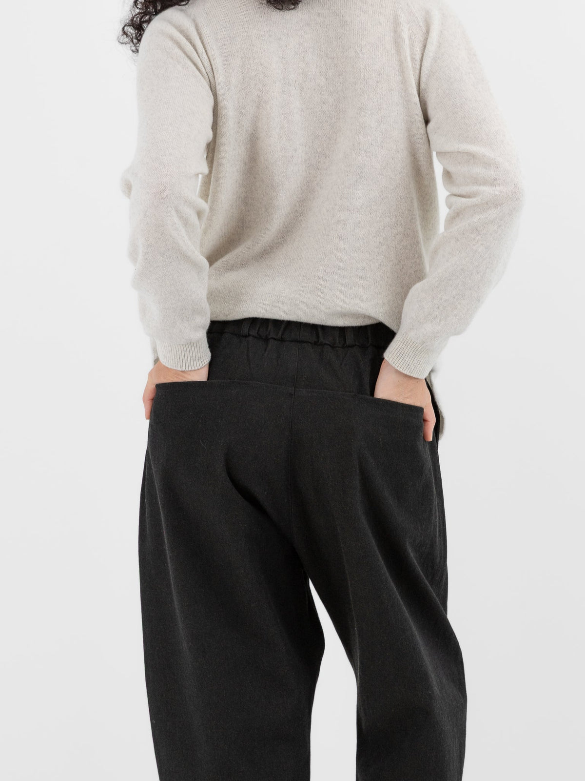 MITTAN Trousers 125 in Black Green - MITTAN at Worthwhile - shop PANT