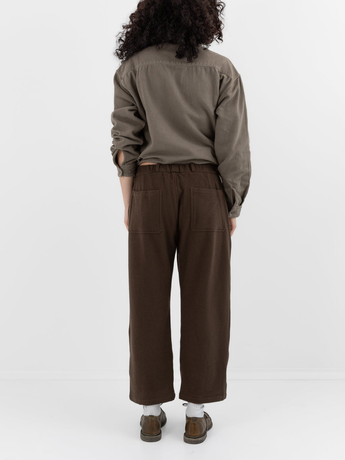 MITTAN Trousers 155 in Brown - MITTAN at Worthwhile - shop PANT