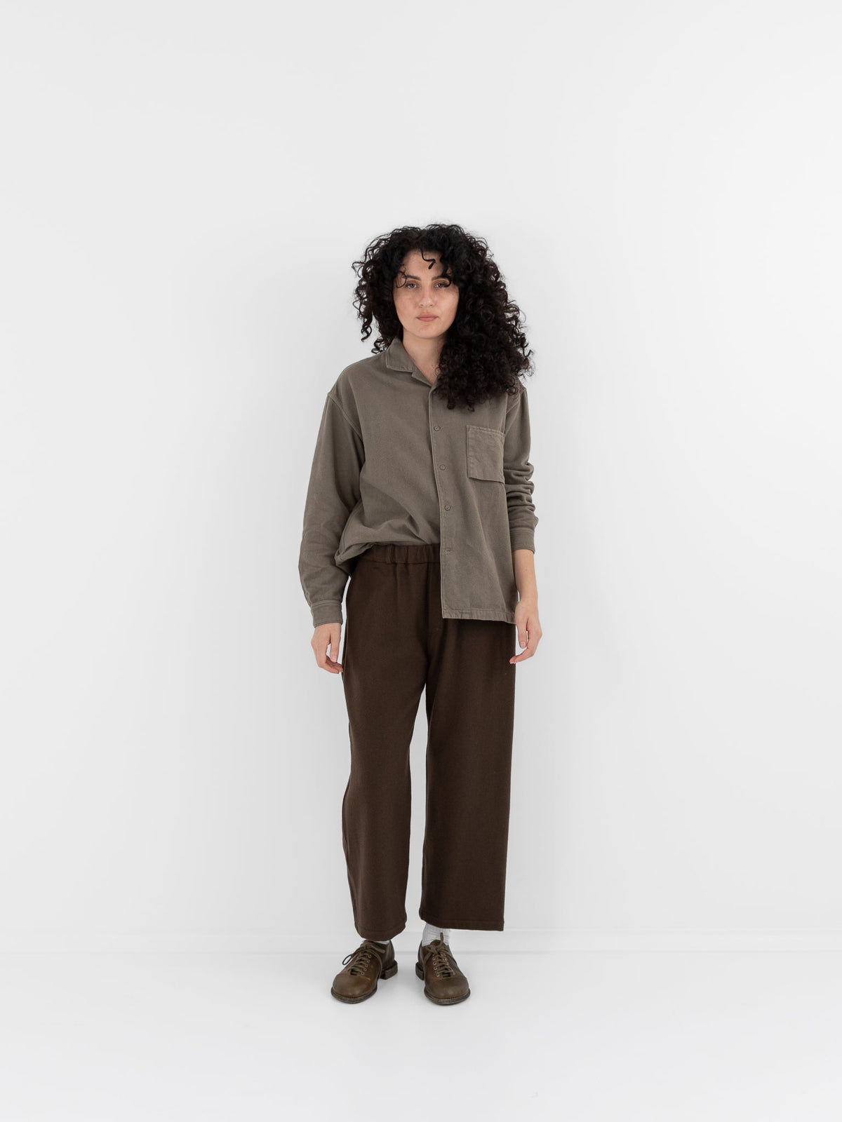 MITTAN Trousers 155 in Brown - MITTAN at Worthwhile - shop PANT