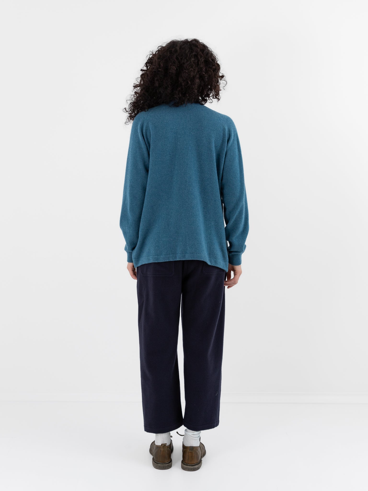 MITTAN Turtleneck Sweater 34 in Pale Blue Green - MITTAN at Worthwhile - shop TOP