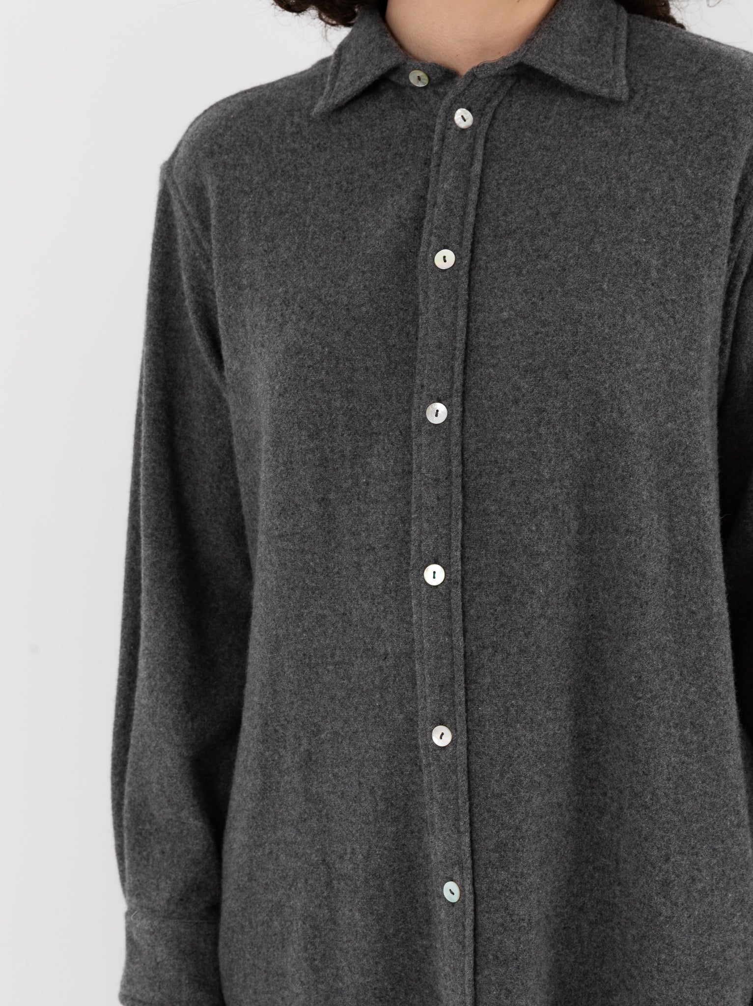 Nitto Camicione Dress in Anthracite - NITTO at Worthwhile - shop DRESS