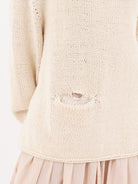 Nitto Marinero Pocket Sweater, Off White - Worthwhile, Inc.