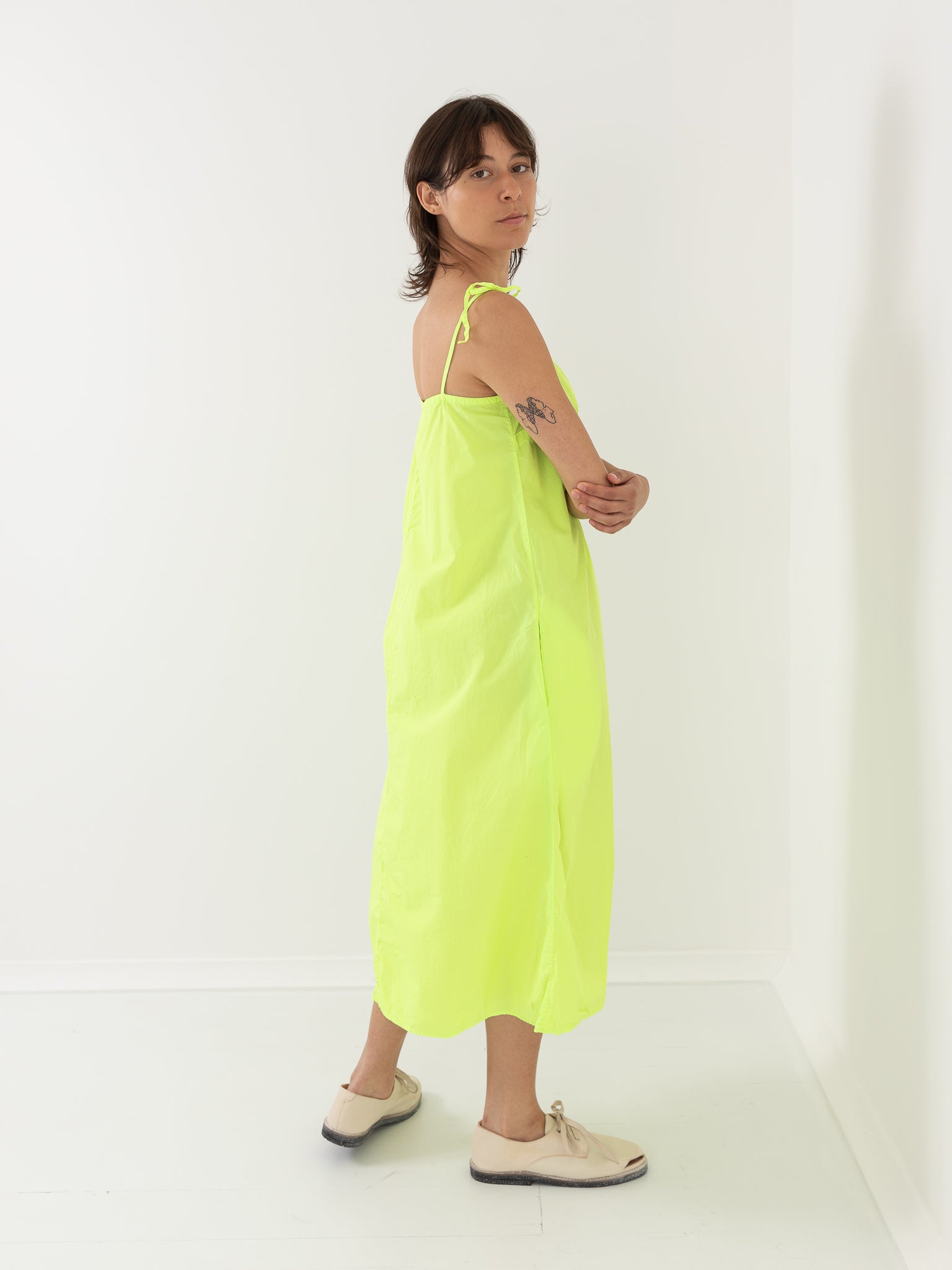 Nitto Sopraveste Dress, Lime - Worthwhile, Inc.