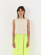 Nitto Guache Pocket Vest, Off White/Lime - Worthwhile, Inc.