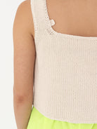 Nitto Guache Pocket Vest, Off White/Lime - Worthwhile, Inc.