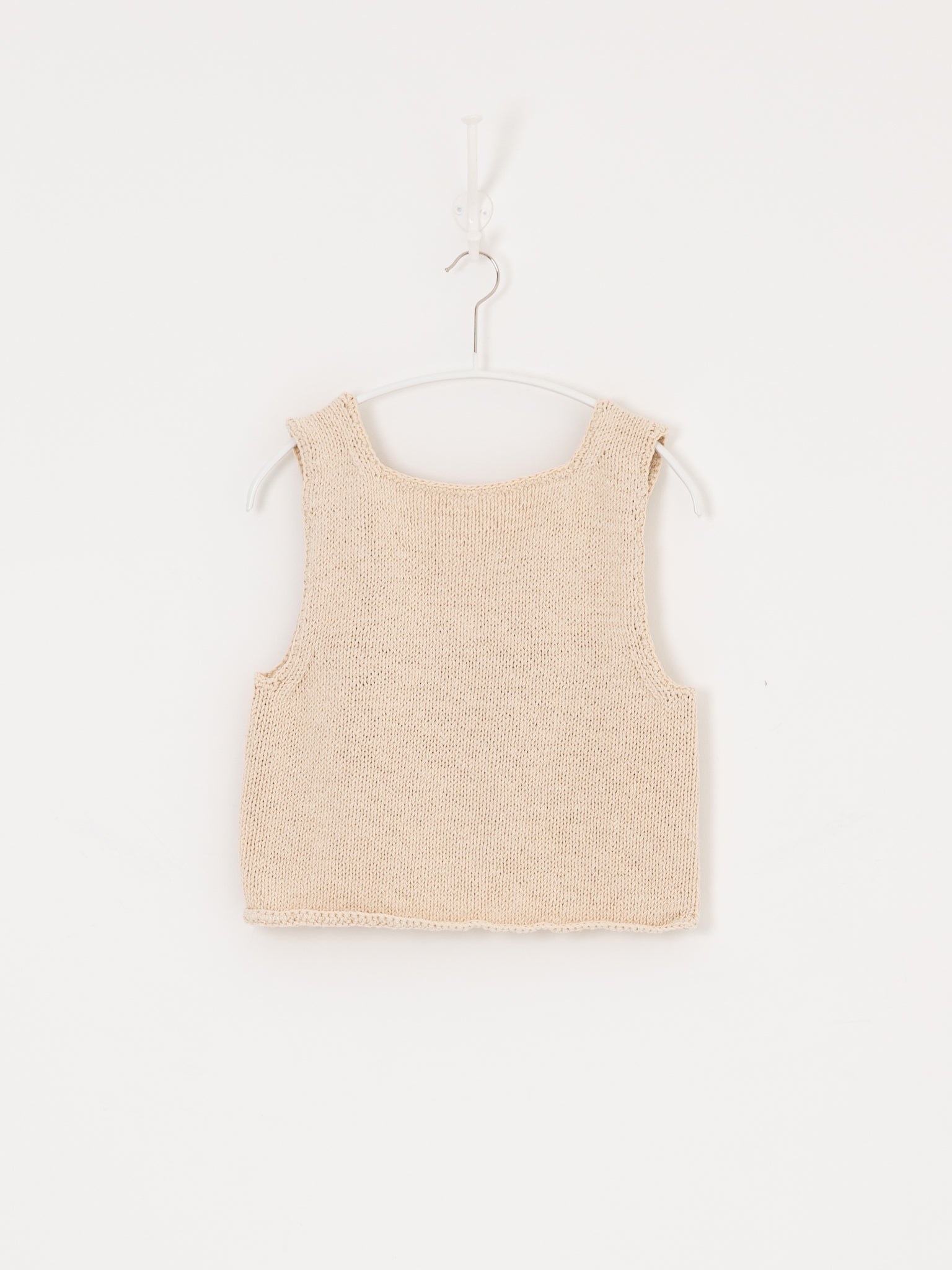 Nitto Guache Vest in Off White - NITTO at Worthwhile - shop VEST