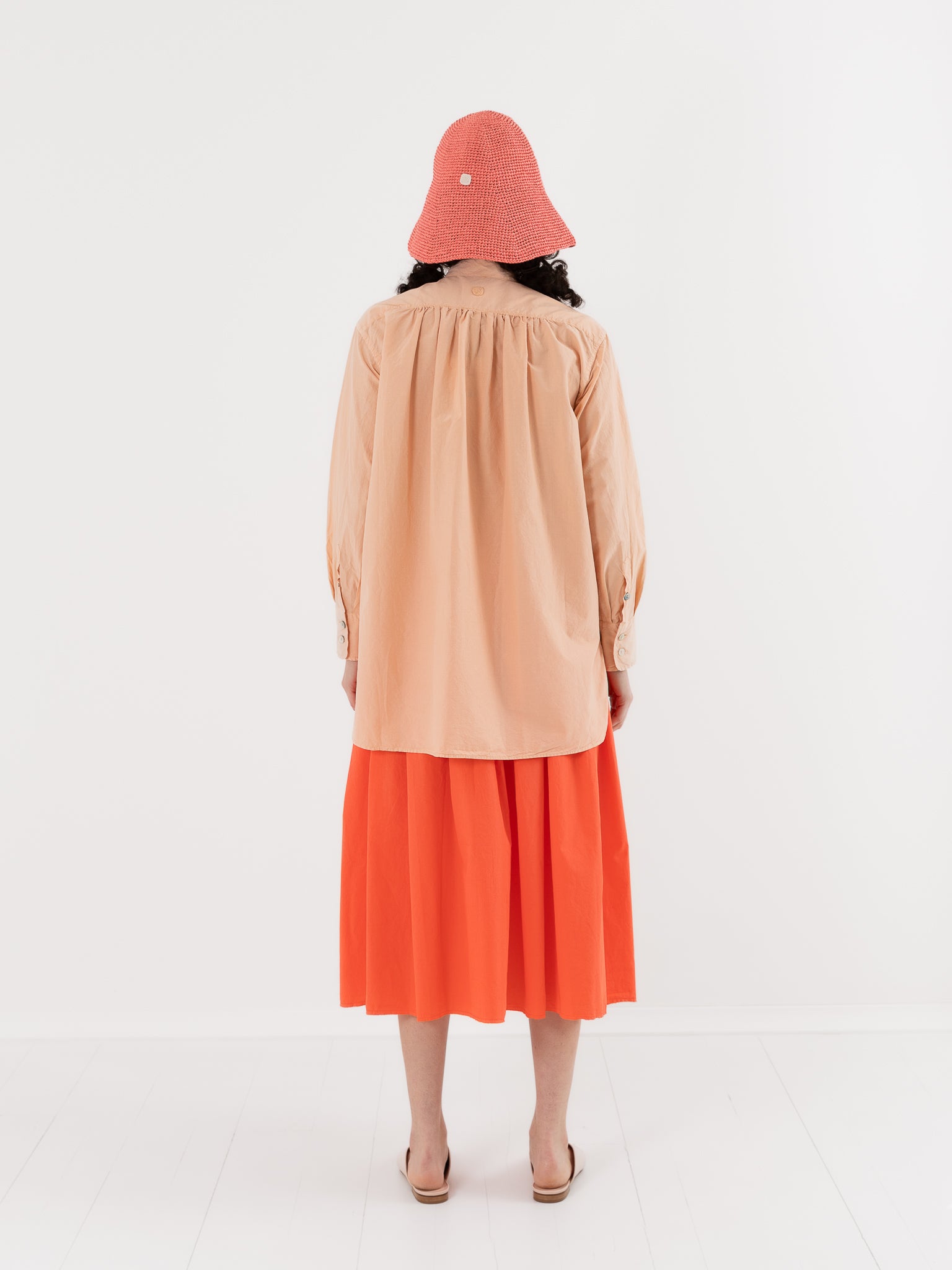 Nitto Rosie Shirt in Nude - NITTO at Worthwhile - shop TOP