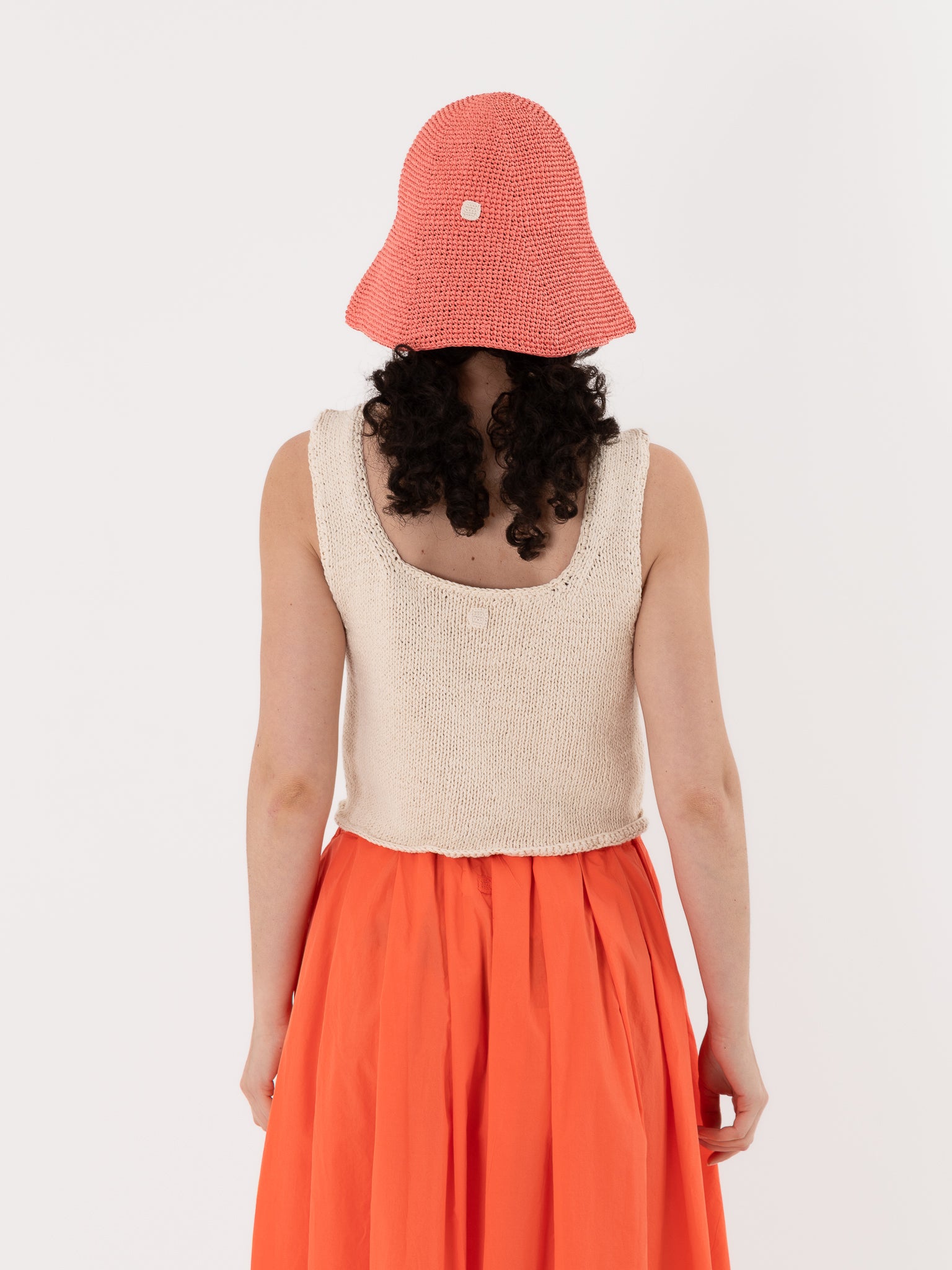 Nitto Guache Vest in Off White - NITTO at Worthwhile - shop VEST
