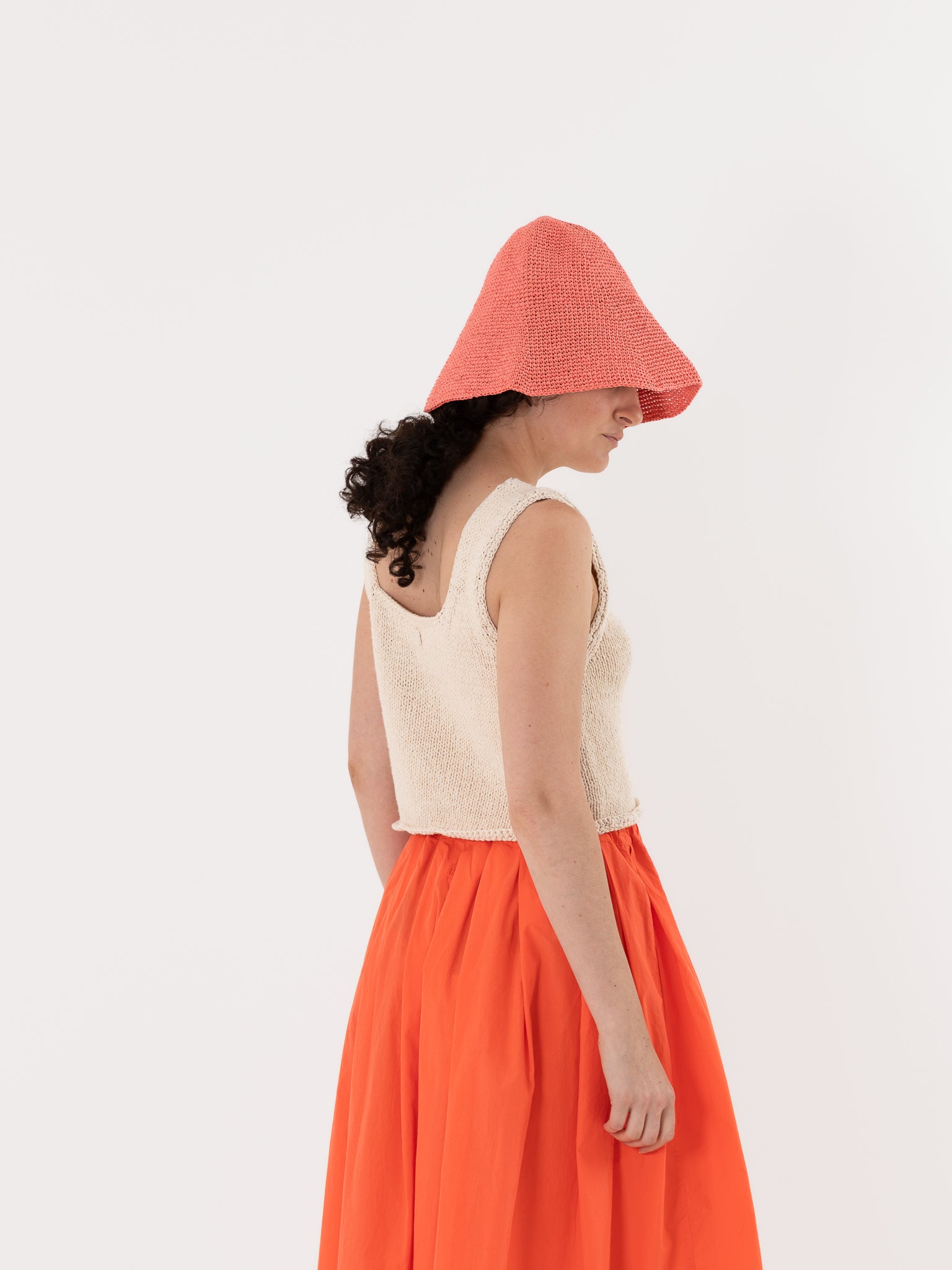 Nitto Guache Vest in Off White - NITTO at Worthwhile - shop VEST