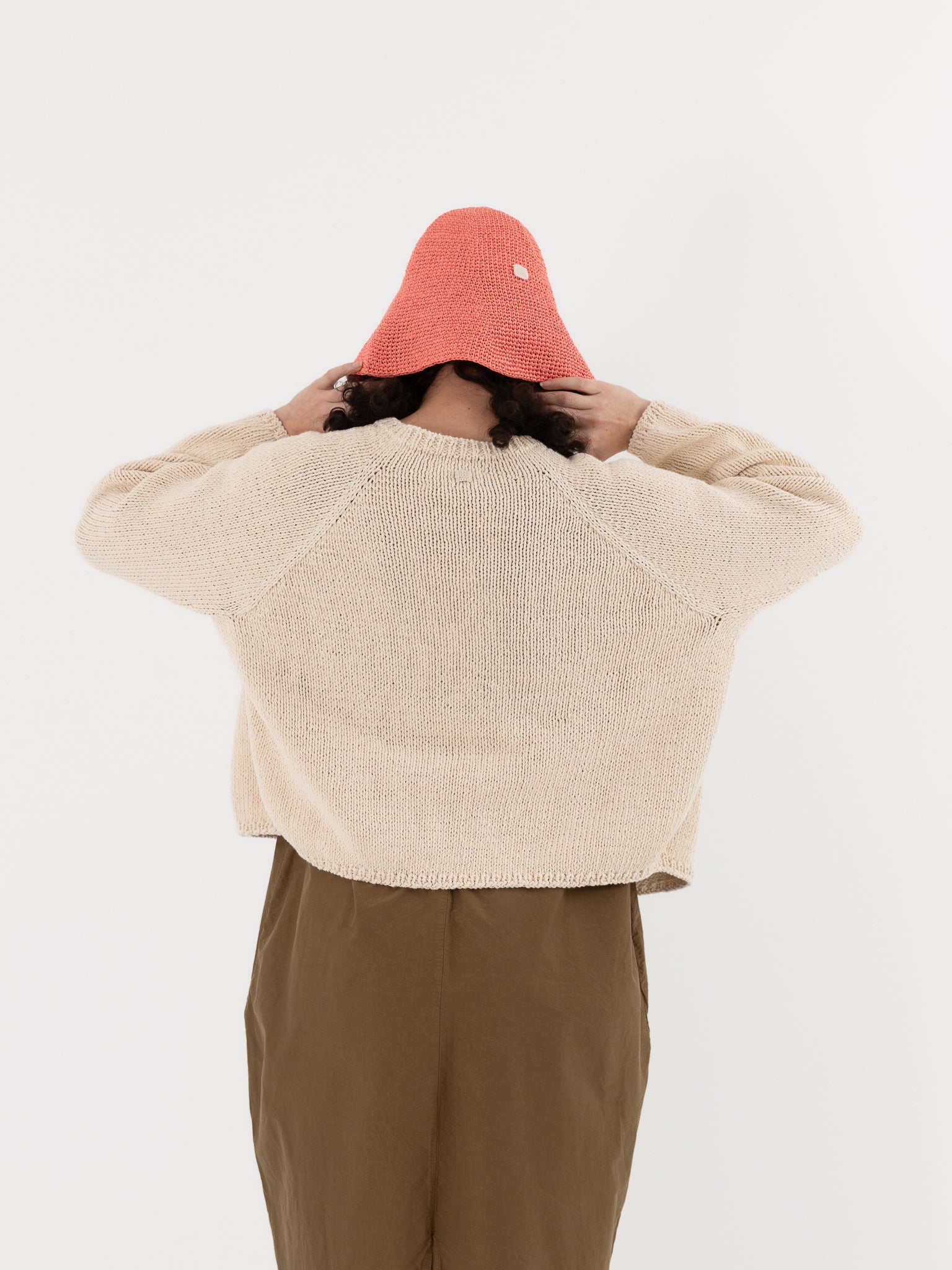 Nitto Paleta Cardigan in Off White - NITTO at Worthwhile - shop CARDIGAN