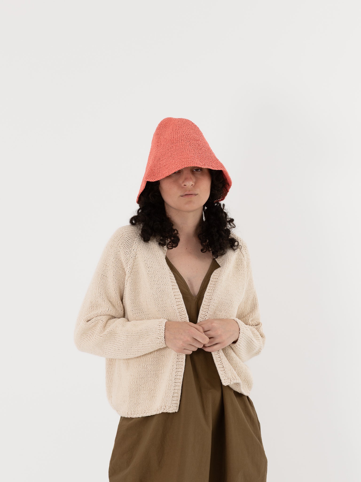 Nitto Paleta Cardigan in Off White - NITTO at Worthwhile - shop CARDIGAN