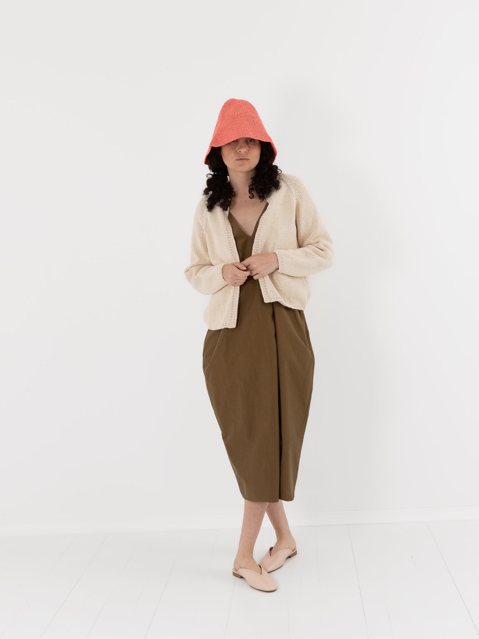 Nitto Paleta Cardigan in Off White - NITTO at Worthwhile - shop CARDIGAN