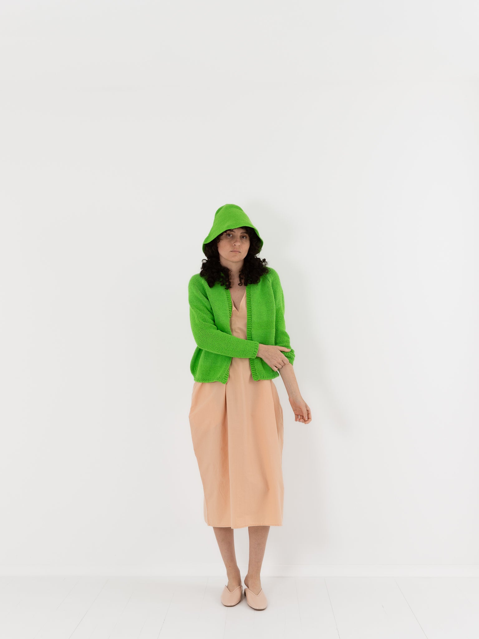 Nitto Paleta Cardigan in Buccia - NITTO at Worthwhile - shop CARDIGAN
