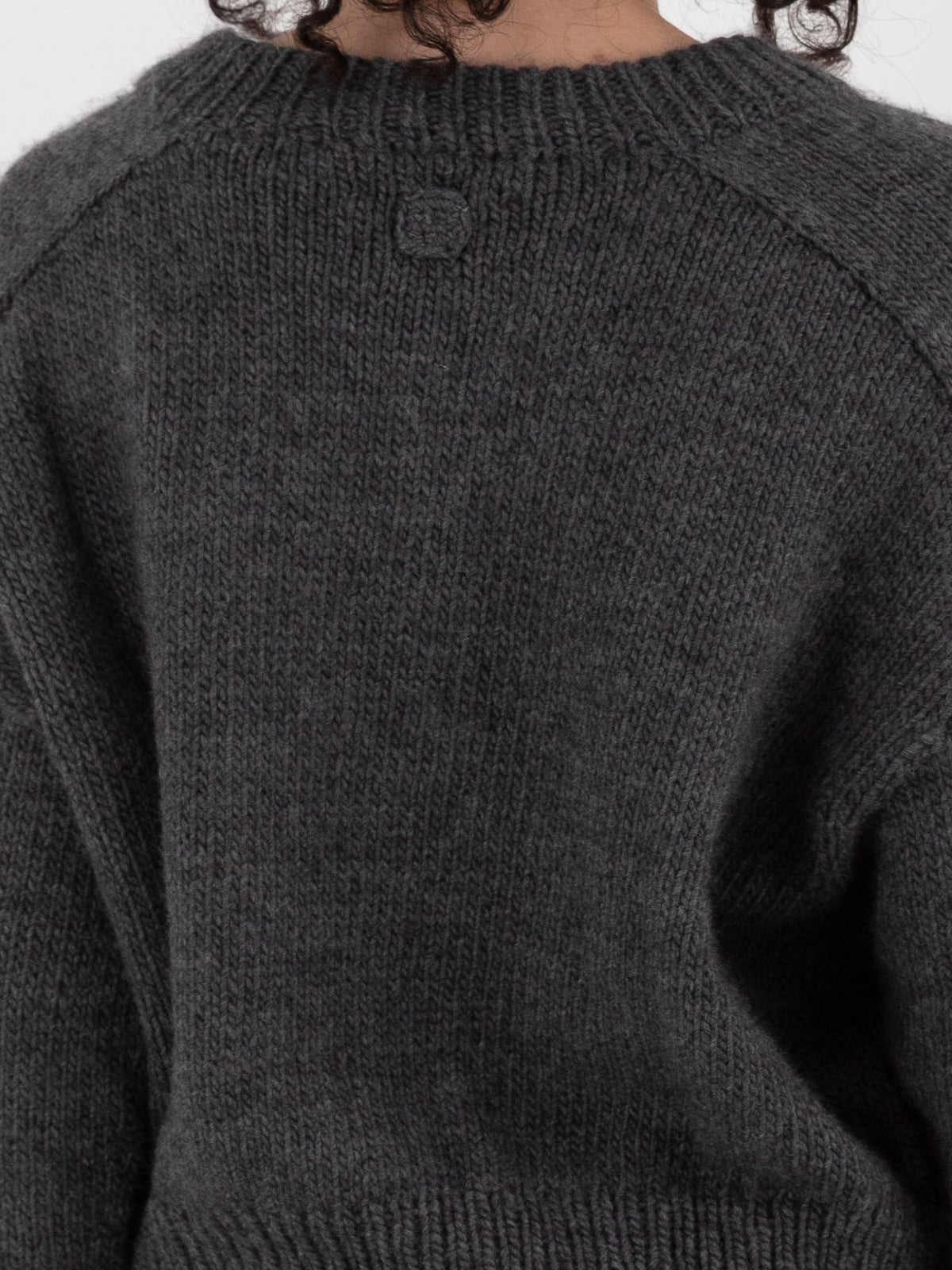Nitto Donna Sweater in Anthracite Grey - NITTO at Worthwhile - shop SWEATER