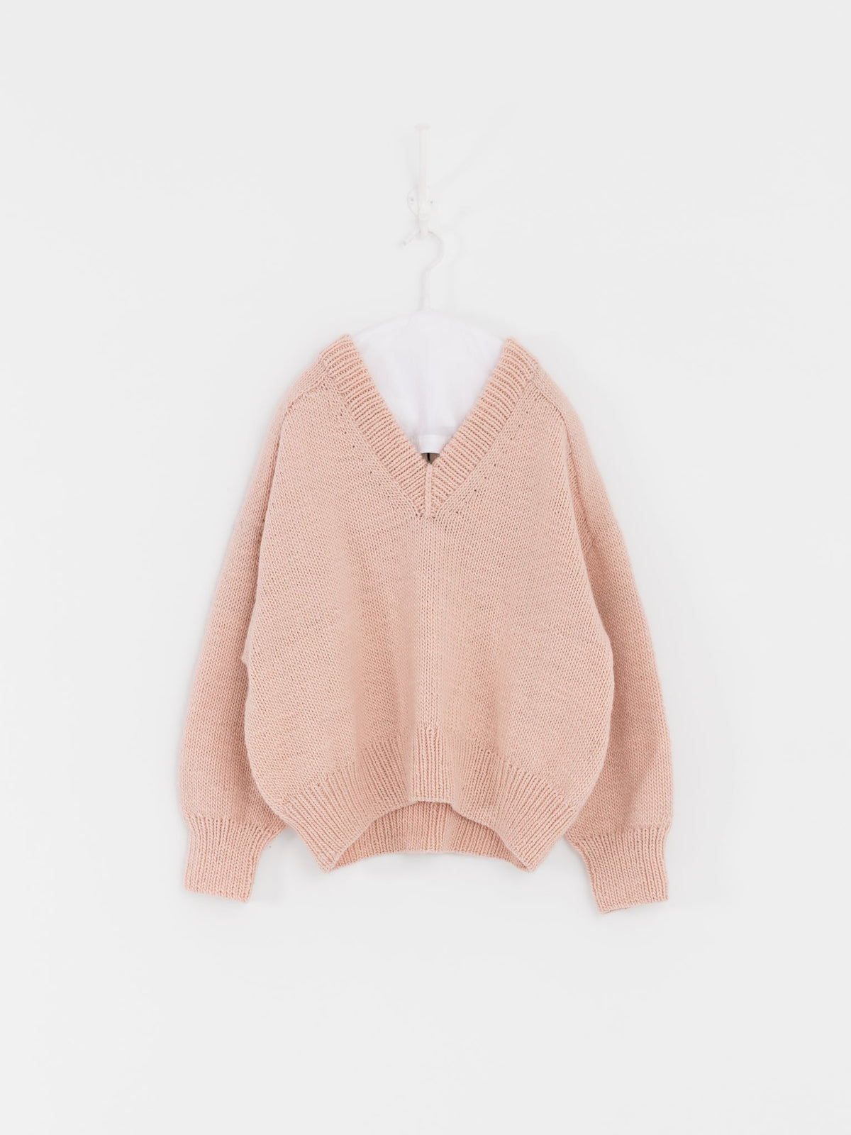 Nitto Donna Sweater in Baby Pink - NITTO at Worthwhile - shop SWEATER