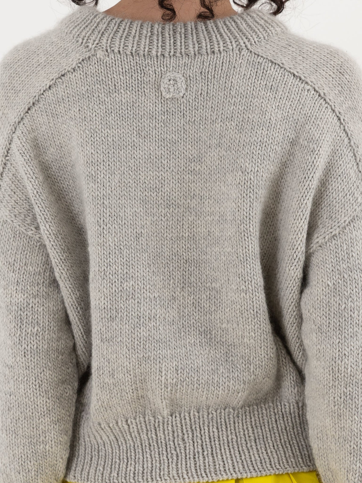 Nitto Donna Sweater in Light Grey - NITTO at Worthwhile - shop SWEATER