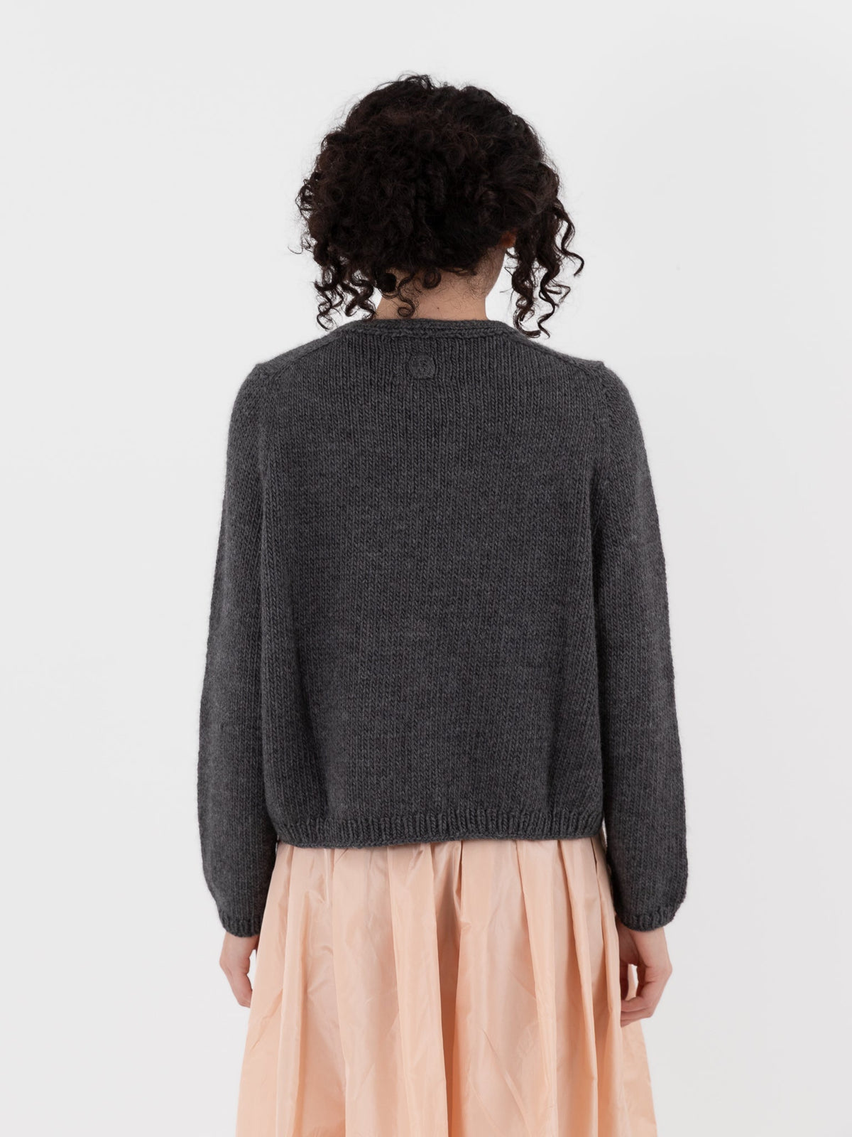 Nitto Nino OSW Cardigan in Anthracite Grey - NITTO at Worthwhile - shop CARDIGAN