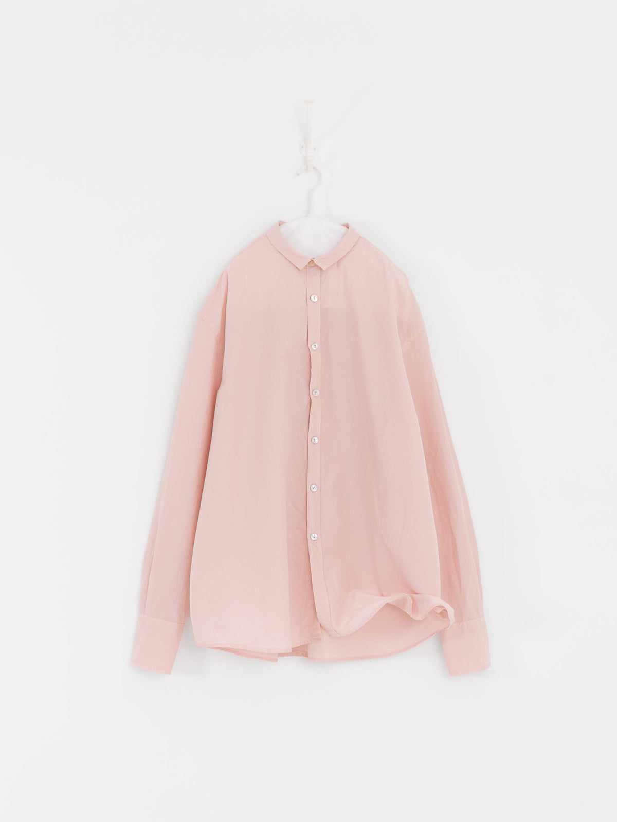 Nitto Pamela Shirt in Baby Pink - NITTO at Worthwhile - shop TOP