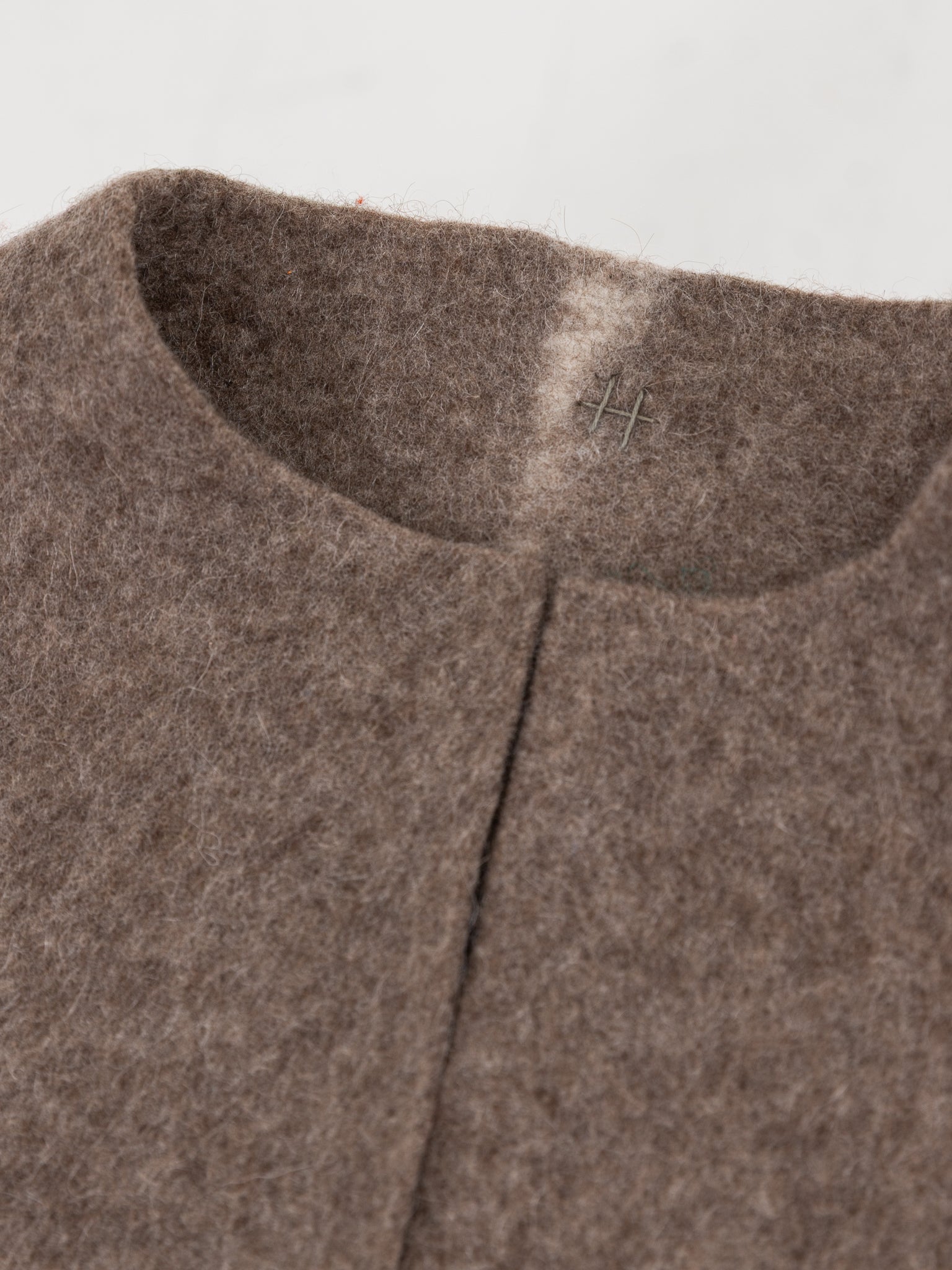 Norlha Felt Vest in Natural Yak Grey & White - NORLHA at Worthwhile - shop VEST