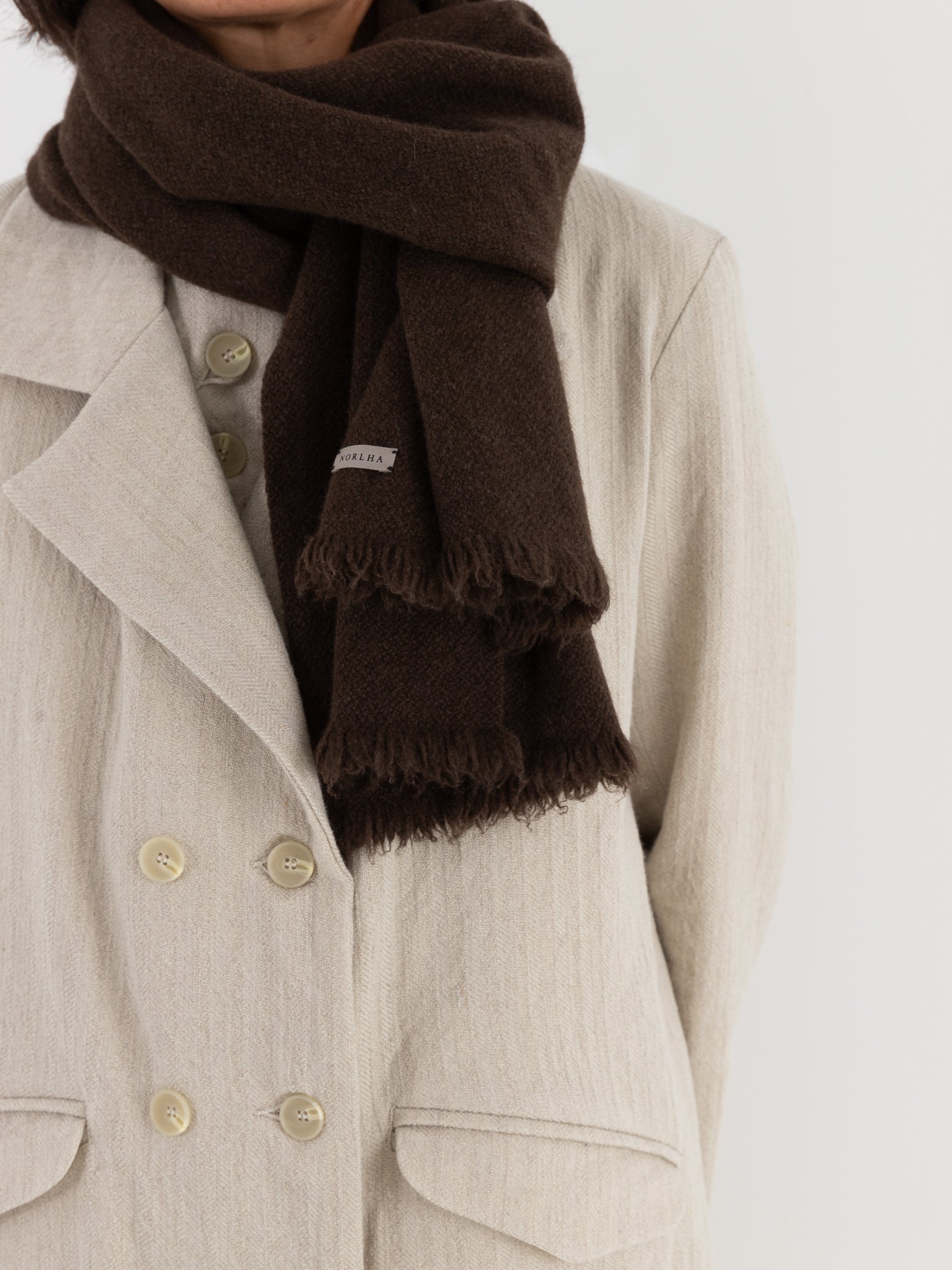 Norlha Nomad Classic Skinny Scarf - NORLHA at Worthwhile - shop SCARF