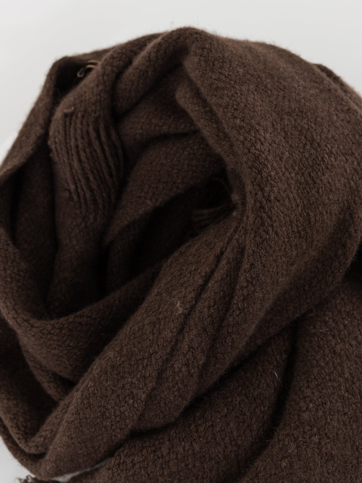 Norlha Handspun Flock Scarf in Natural Yak Brown - NORLHA at Worthwhile - shop SCARF