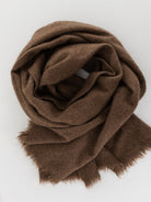 Norlha Nomad Net Boiled Scarf in Natural Yak Golden Brown - NORLHA at Worthwhile - shop SCARF