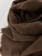 Norlha Nomad Net Boiled Scarf in Natural Yak Golden Brown - NORLHA at Worthwhile - shop SCARF