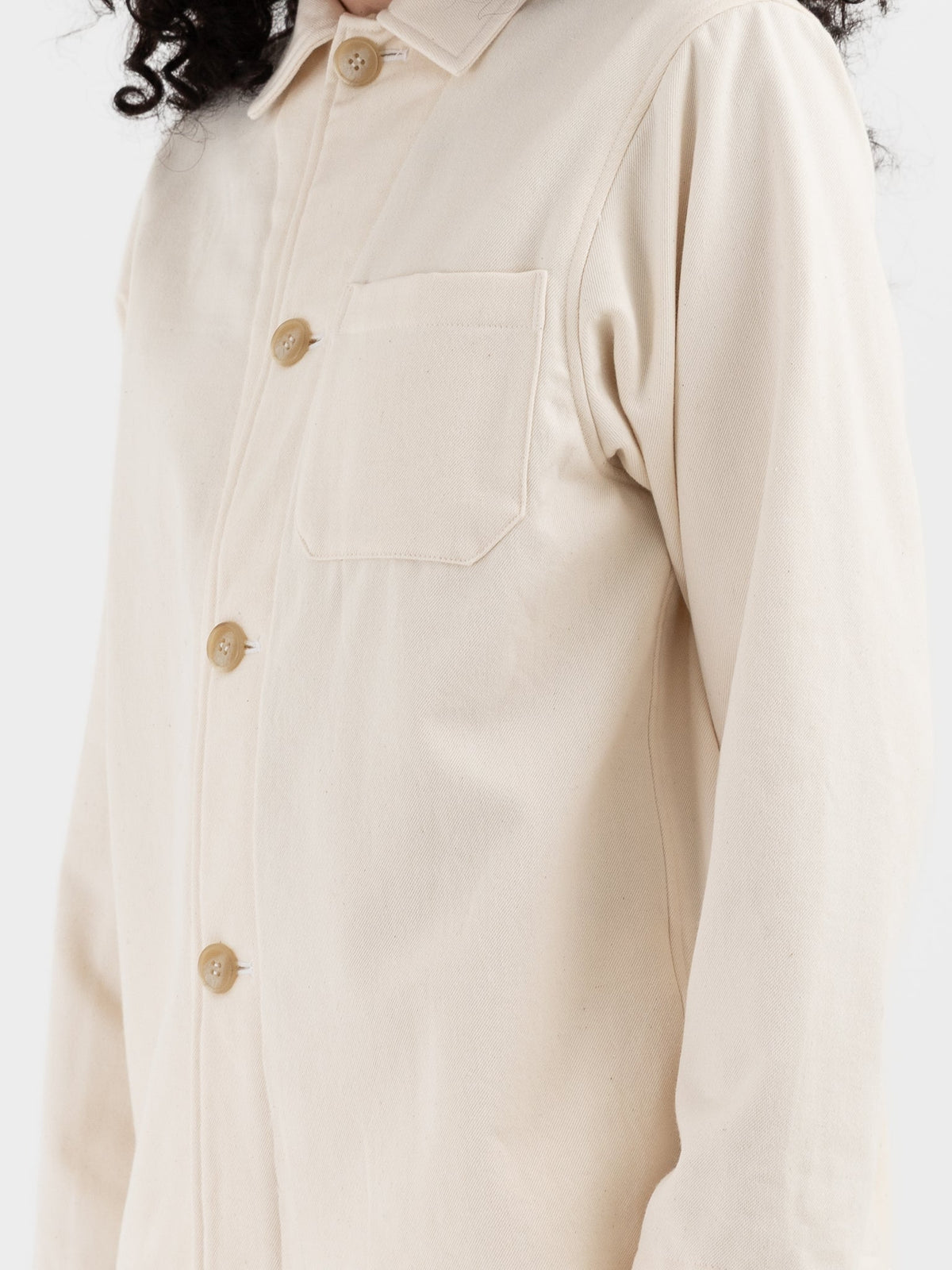 POLYPLOID Night Wear Shirt A in Off White - POLYPLOID at Worthwhile - shop TOP