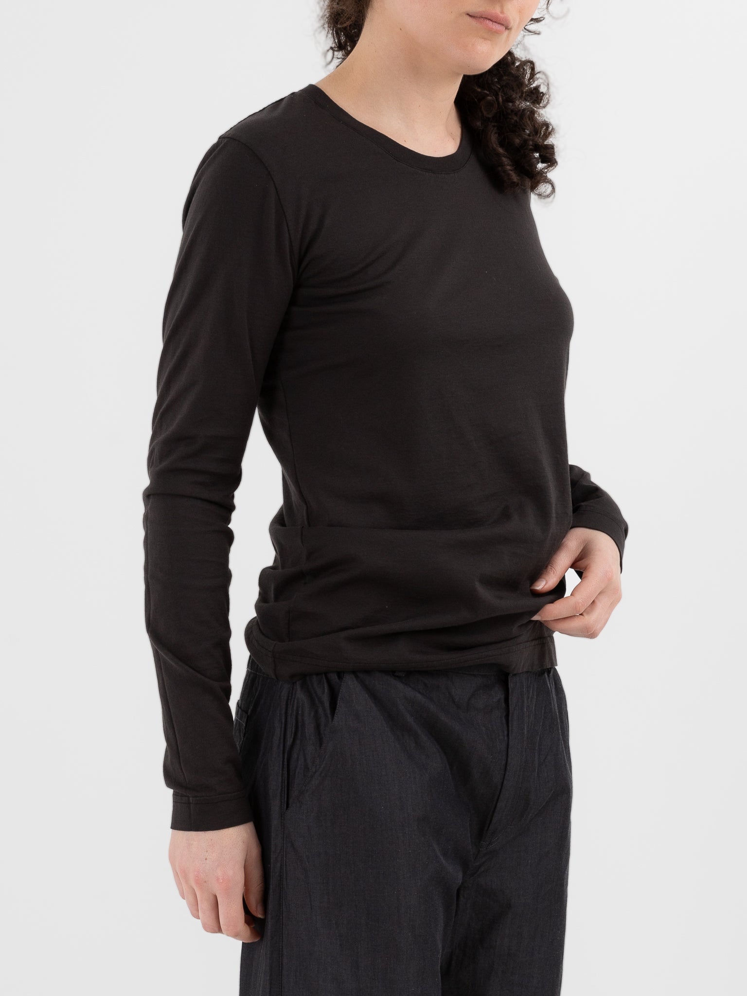 Prïvate 02 04 T-Shirt 190 in Charcoal - PRIVATE 02 04 at Worthwhile - shop TOP