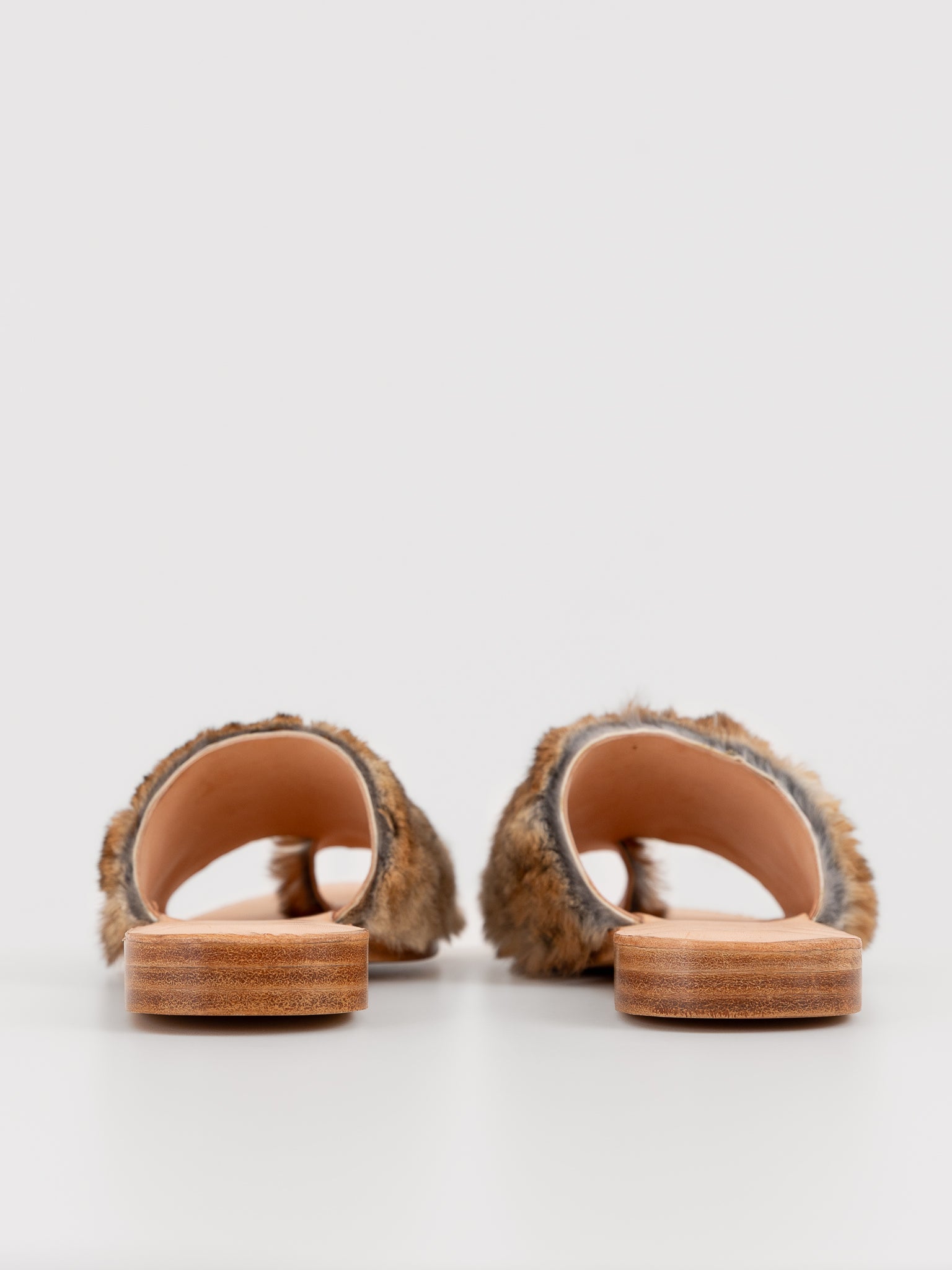 Quitan Rabbit Fur Sandals No. 2 - QUITAN at Worthwhile - shop SANDAL