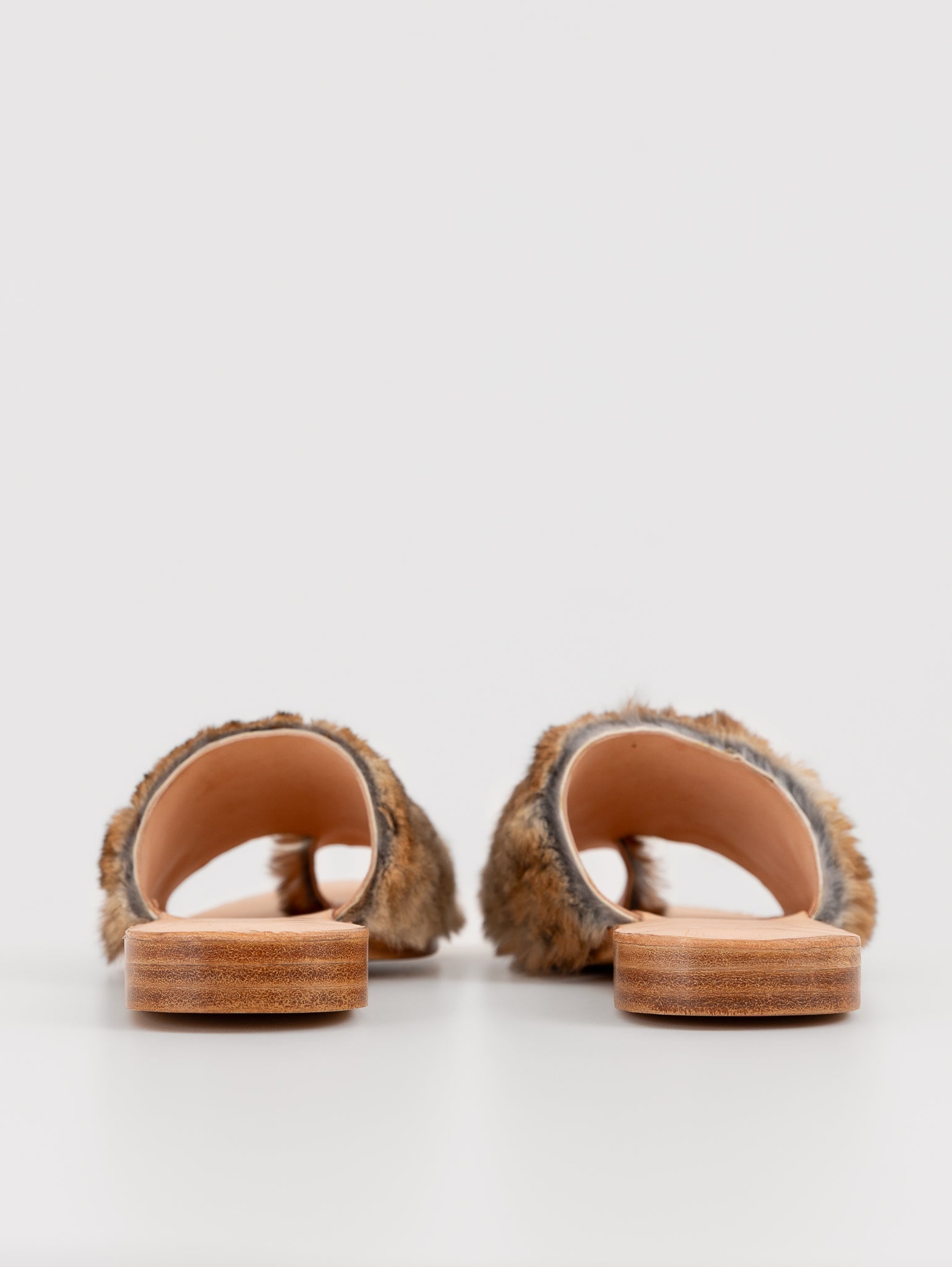 Quitan Rabbit Fur Sandals No. 2 - QUITAN at Worthwhile - shop SANDAL