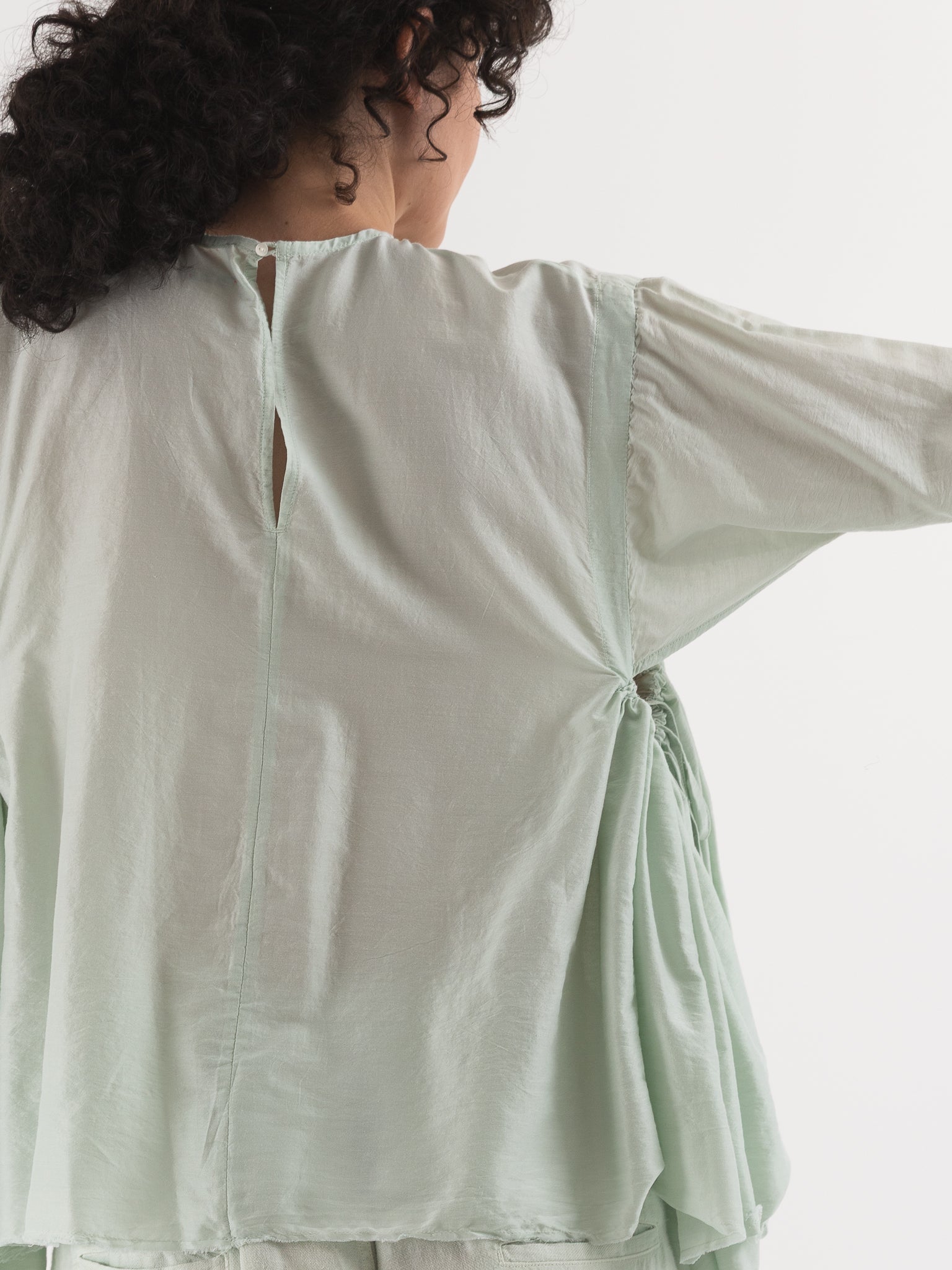 Quitan Blouse in Mint Sage - QUITAN at Worthwhile - shop TOP