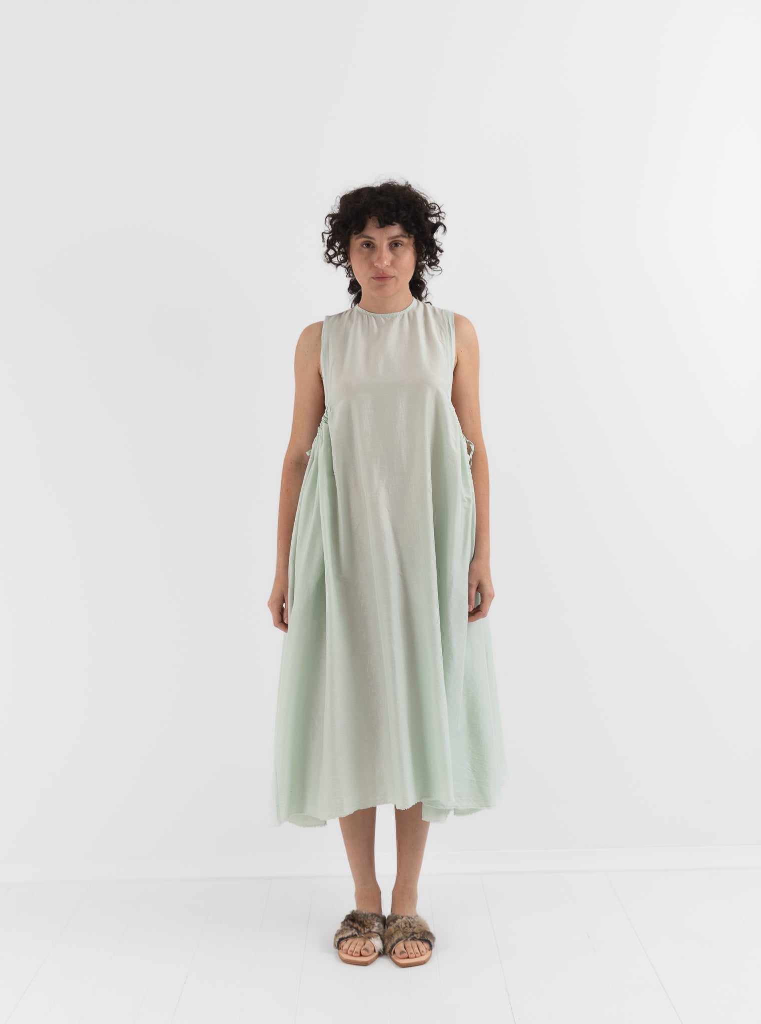 Quitan Dress in Mint Sage - QUITAN at Worthwhile - shop DRESS