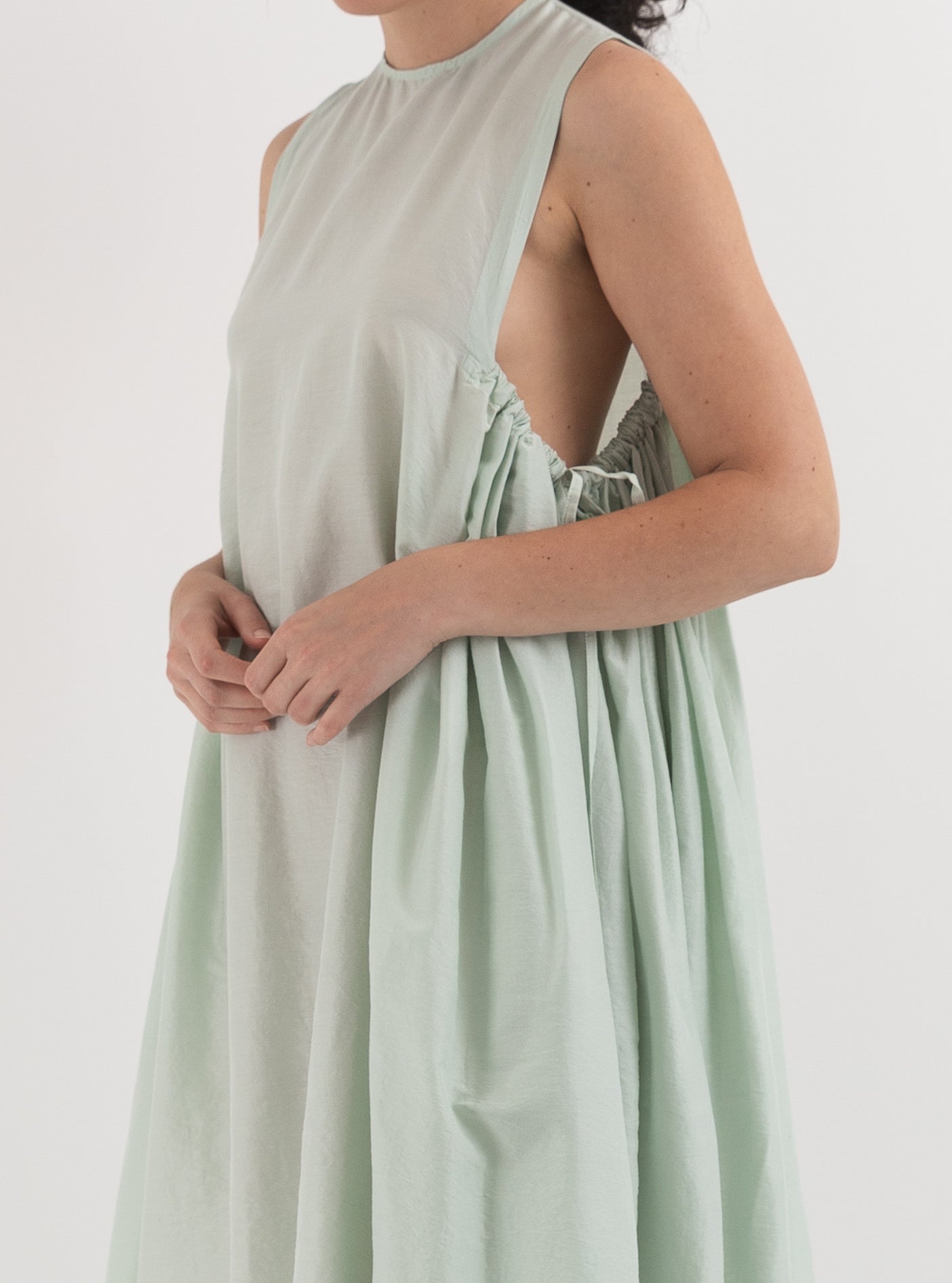 Quitan Dress in Mint Sage - QUITAN at Worthwhile - shop DRESS