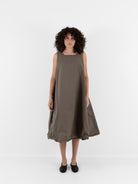 Ricorrrobe P Dress in Moka - RICORRROBE at Worthwhile - shop DRESS