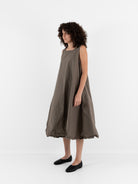 Ricorrrobe P Dress in Moka - RICORRROBE at Worthwhile - shop DRESS