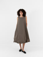 Ricorrrobe P Dress in Moka - RICORRROBE at Worthwhile - shop DRESS