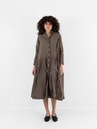 Ricorrrobe Bd Dress in Moka - RICORRROBE at Worthwhile - shop DRESS