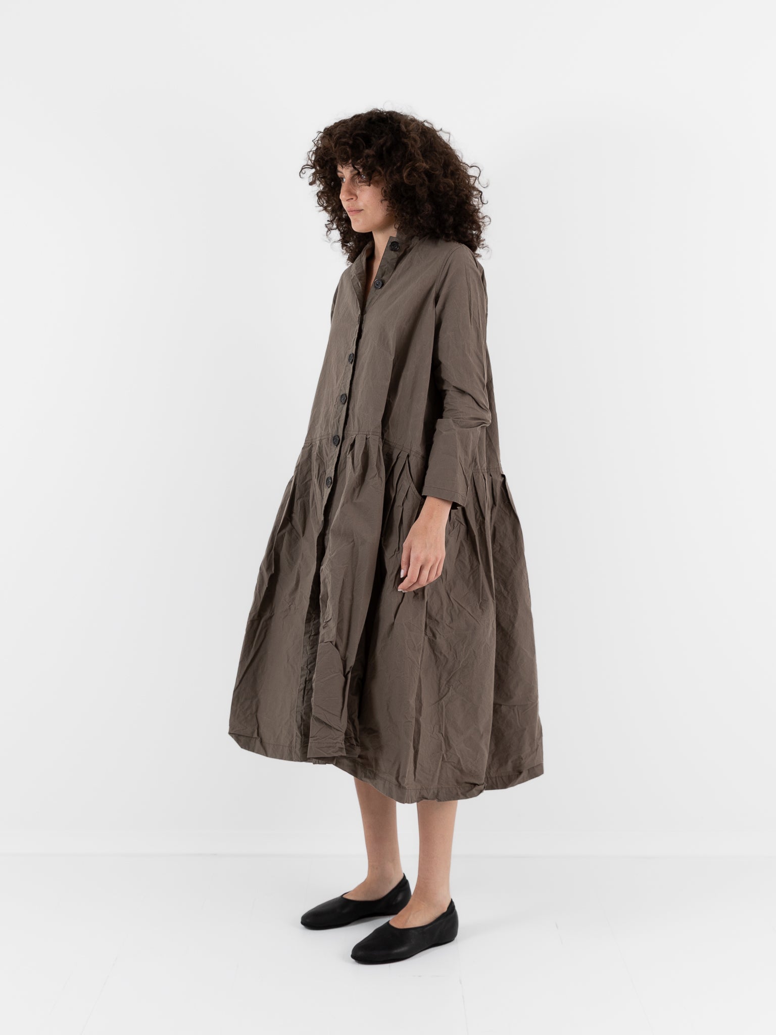 Ricorrrobe Bd Dress in Moka - RICORRROBE at Worthwhile - shop DRESS