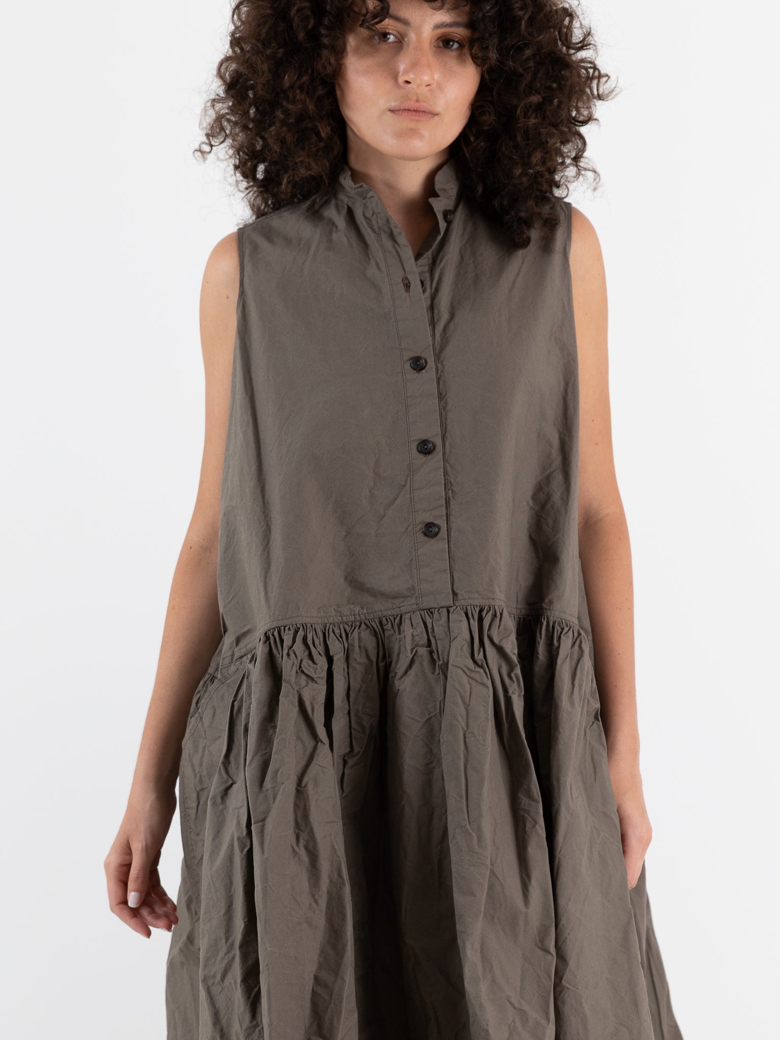 Ricorrrobe D Dress in Moka - RICORRROBE at Worthwhile - shop DRESS