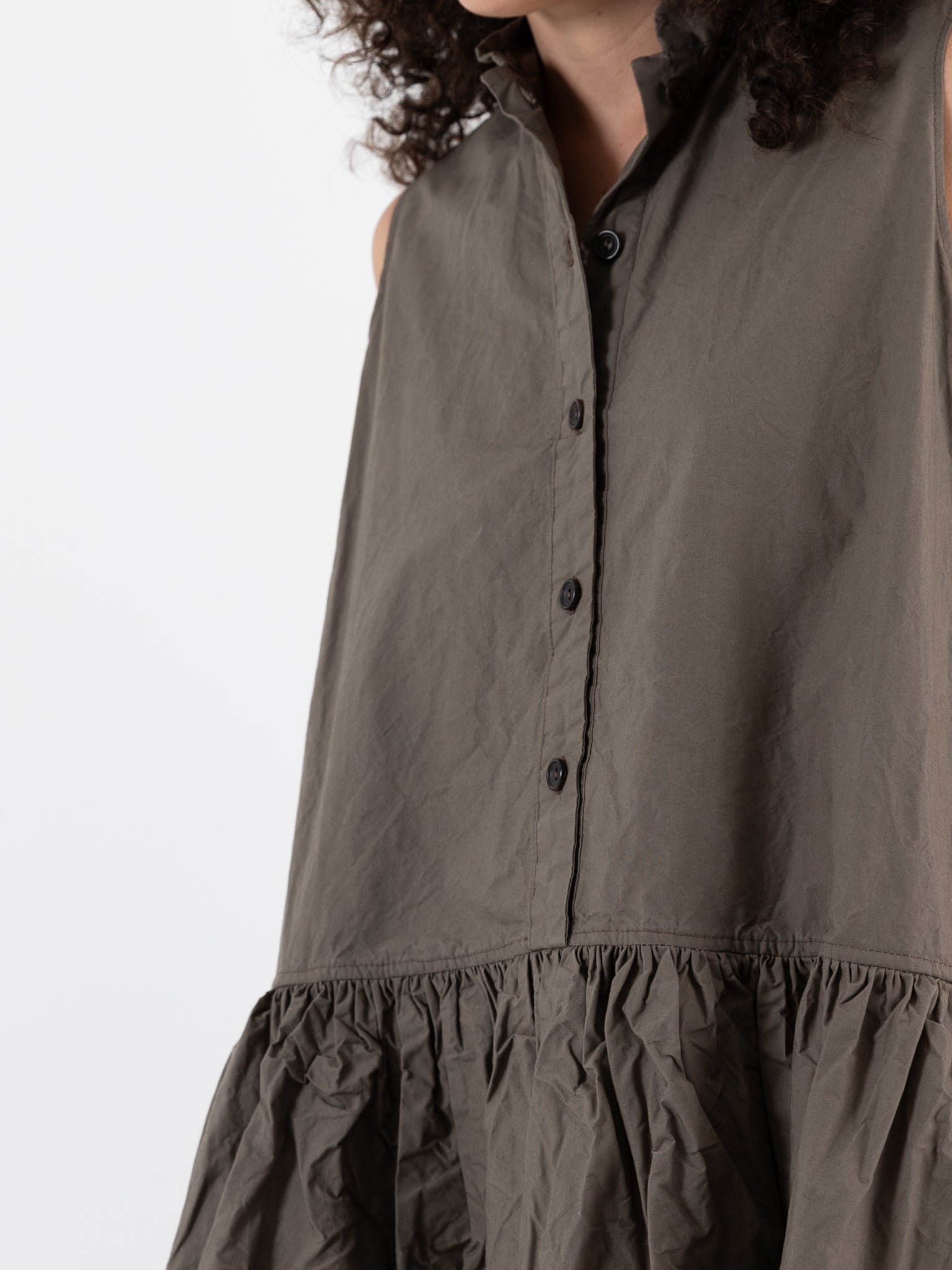 Ricorrrobe D Dress in Moka - RICORRROBE at Worthwhile - shop DRESS