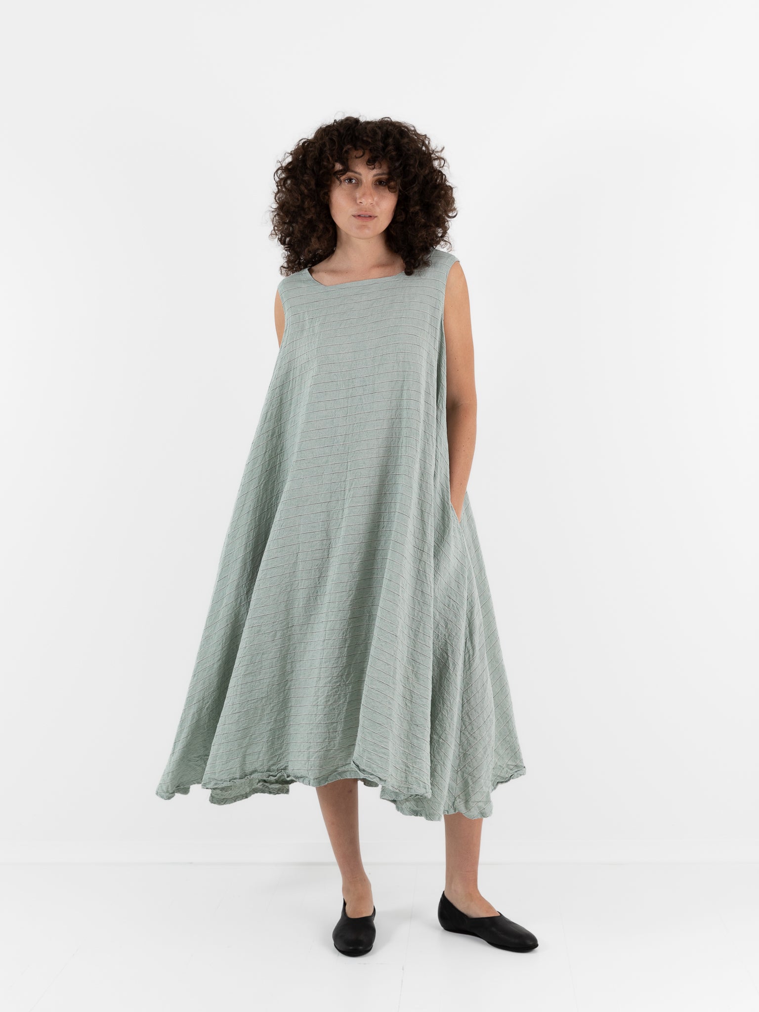 Ricorrrobe P Dress in Stripe - RICORRROBE at Worthwhile - shop DRESS