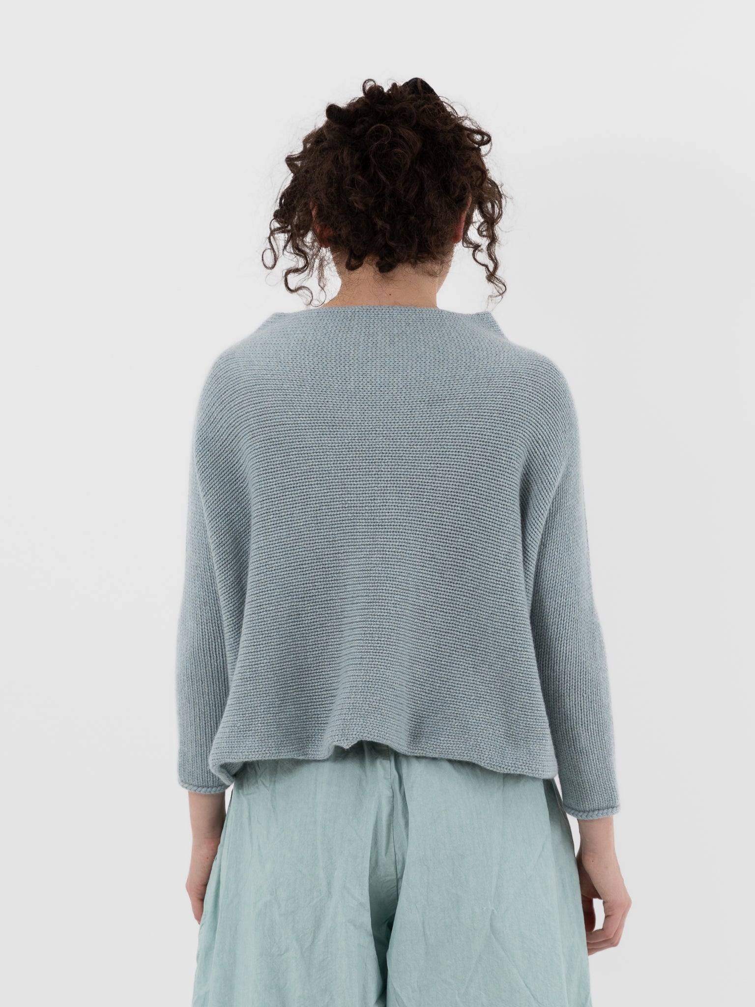 Ricorrrobe Hazel Sweater in Aqua Quartz - RICORRROBE at Worthwhile - shop SWEATER