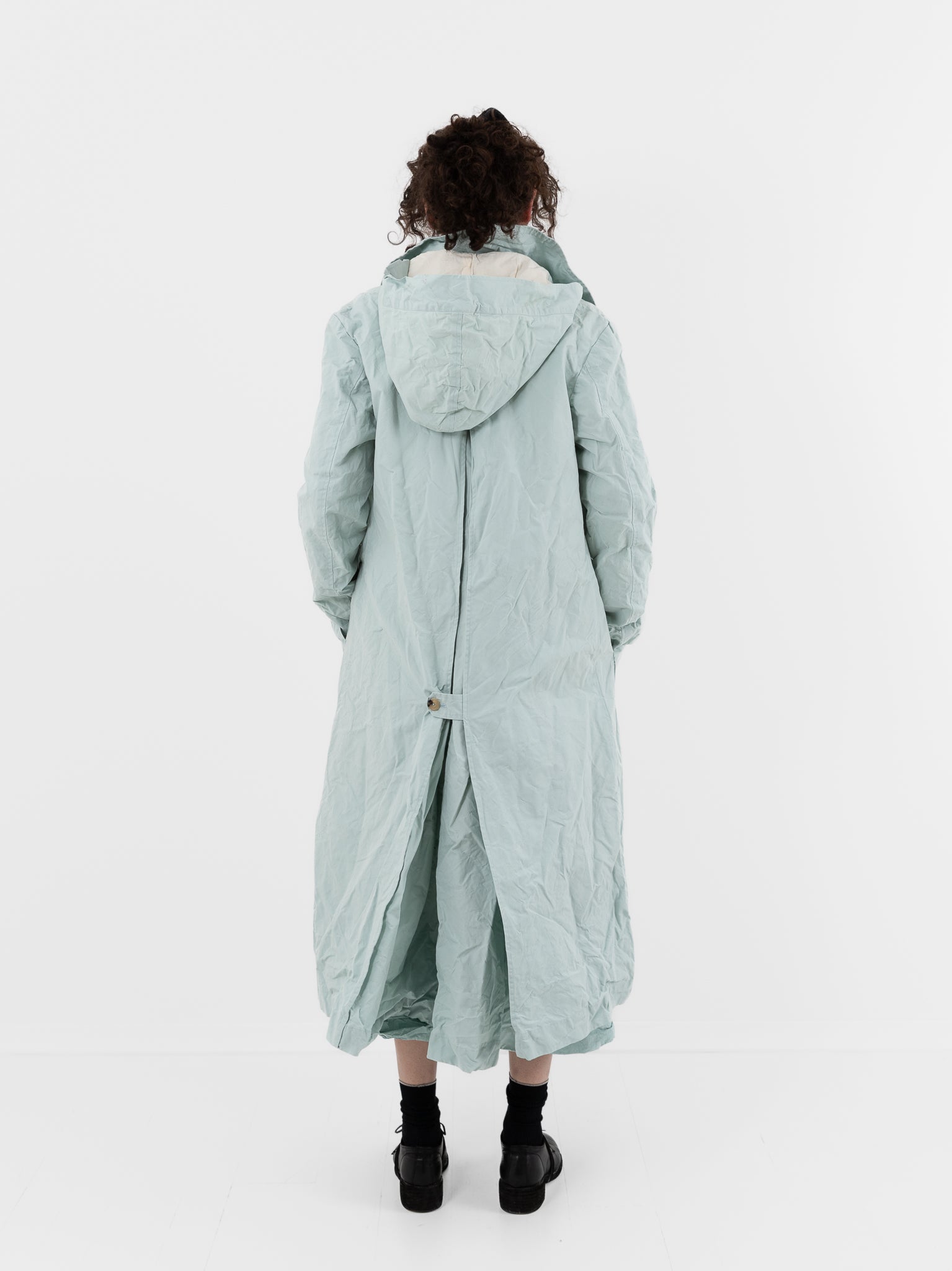 Ricorrrobe Rain Coat in Aqua Quartz - RICORRROBE at Worthwhile - shop COAT