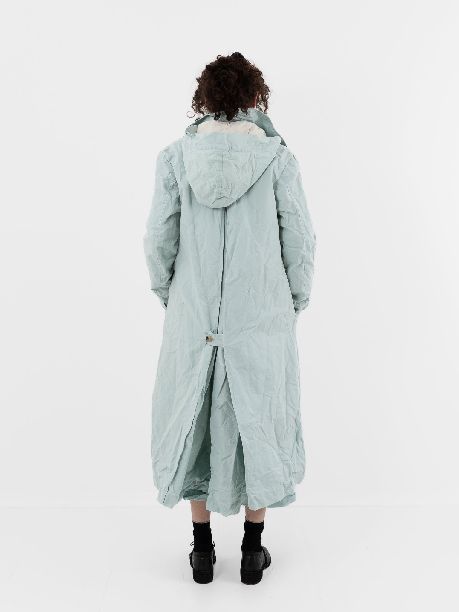 Ricorrrobe Rain Coat in Aqua Quartz - RICORRROBE at Worthwhile - shop COAT