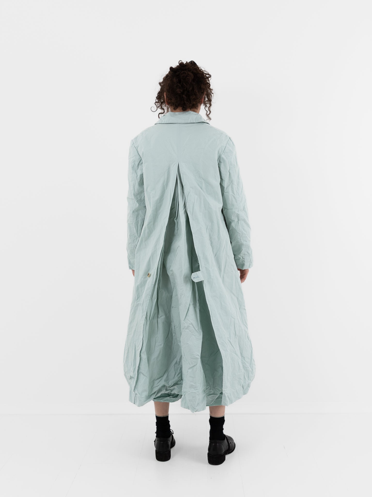 Ricorrrobe Rain Coat in Aqua Quartz - RICORRROBE at Worthwhile - shop COAT