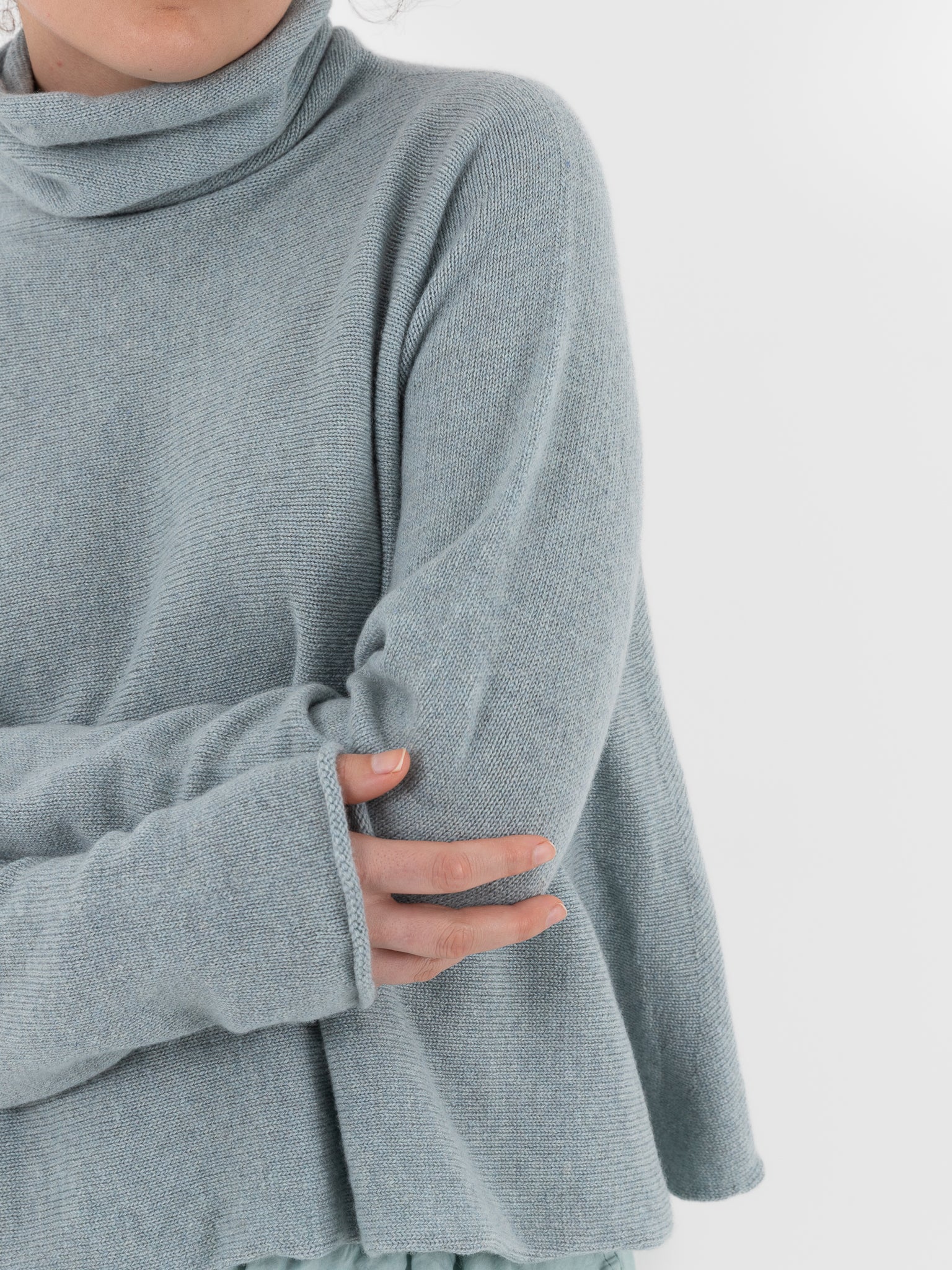 Ricorrrobe Juniper Sweater in Aqua Quartz - RICORRROBE at Worthwhile - shop CARDIGAN